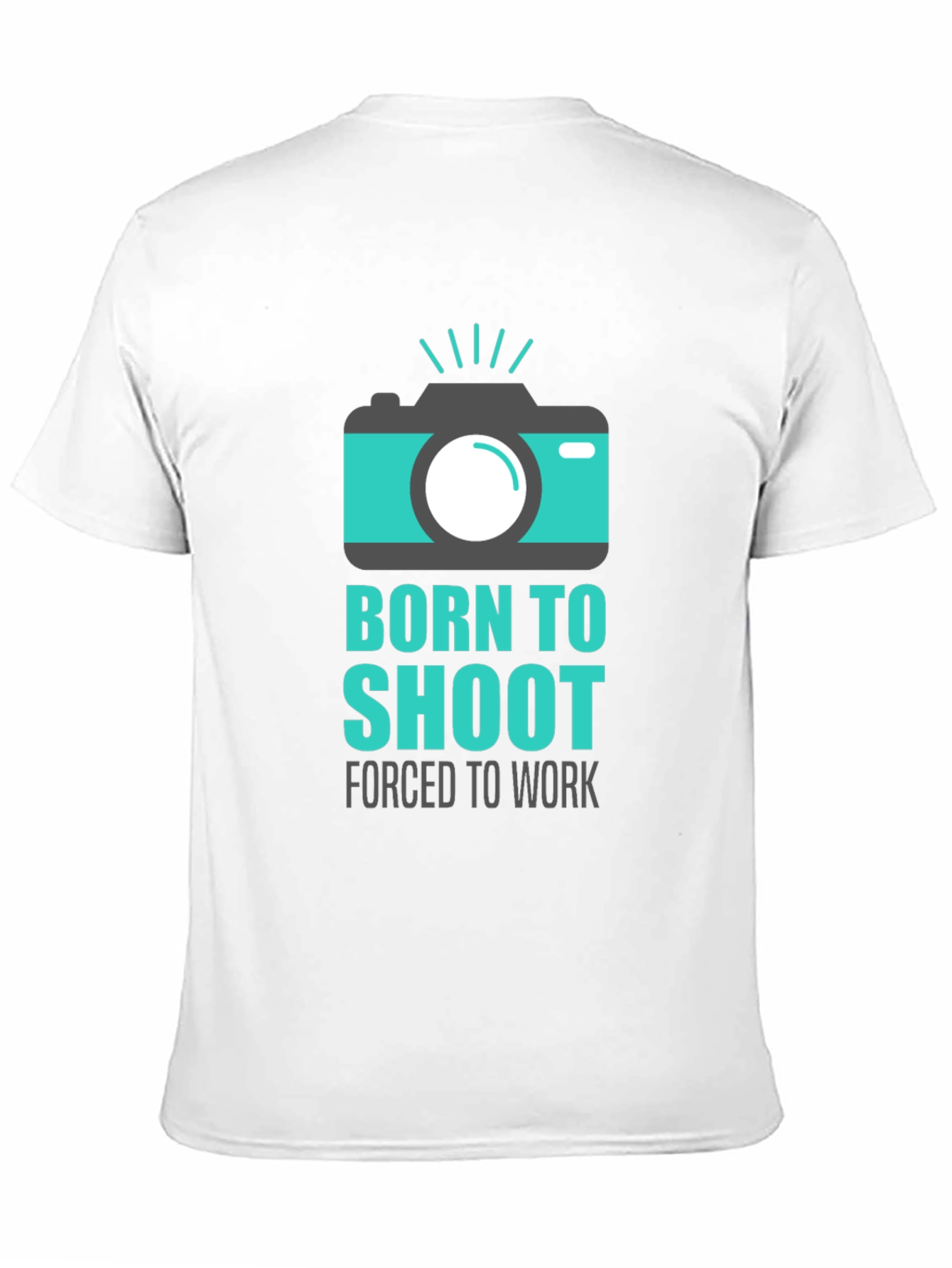 Born to Shoot Mens Graphic T-Shirt