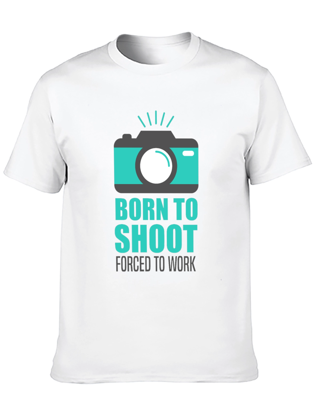 Born to Shoot Mens Graphic T-Shirt