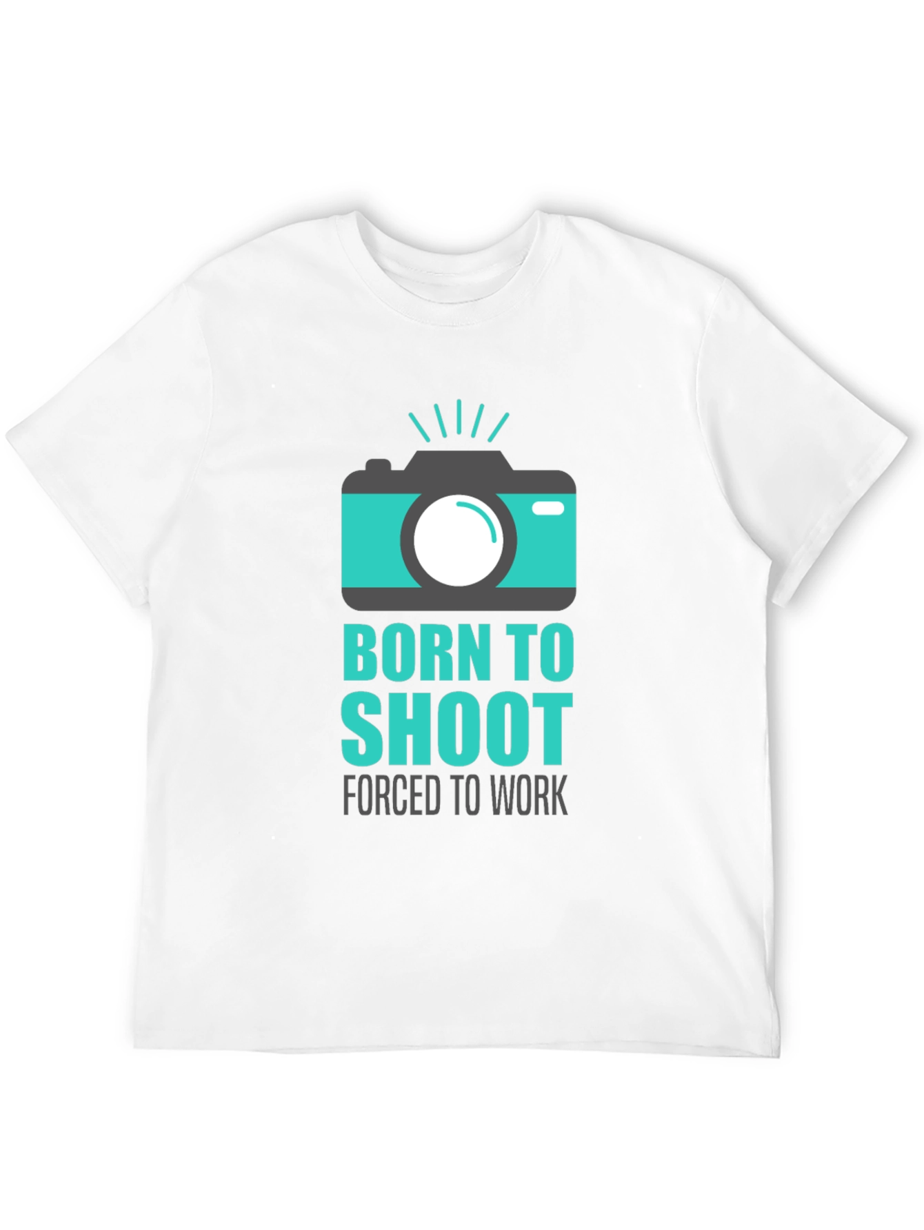Born to Shoot Mens Graphic T-Shirt
