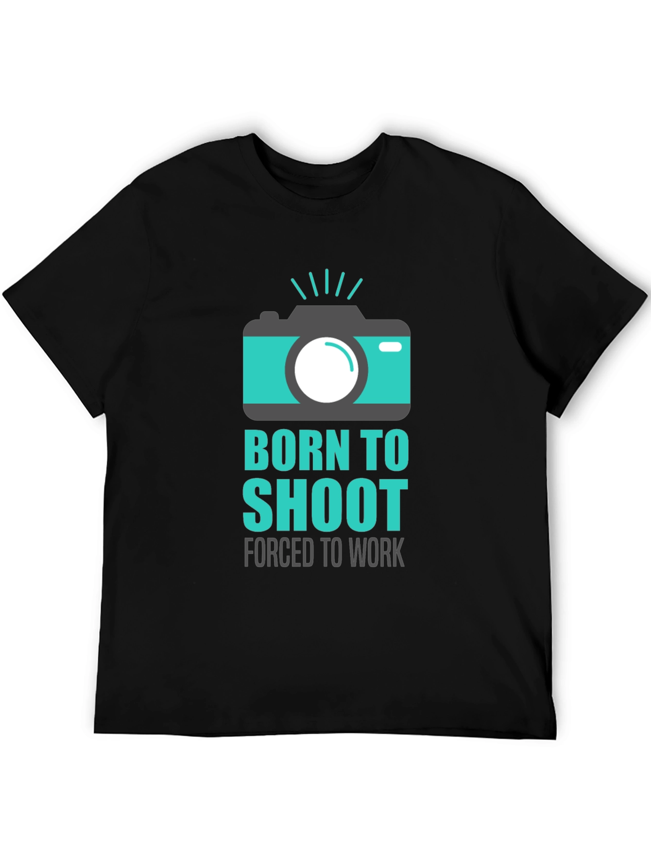 Born to Shoot Mens Graphic T-Shirt