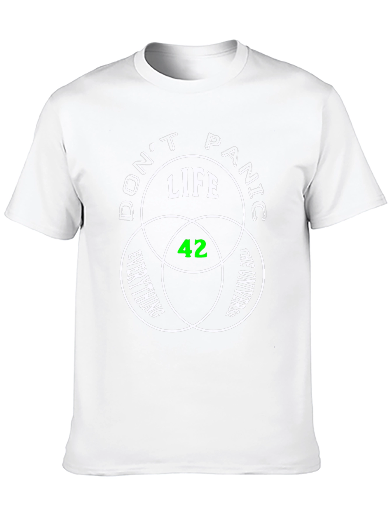 Dont Panic Life Universe Everything T-Shirt