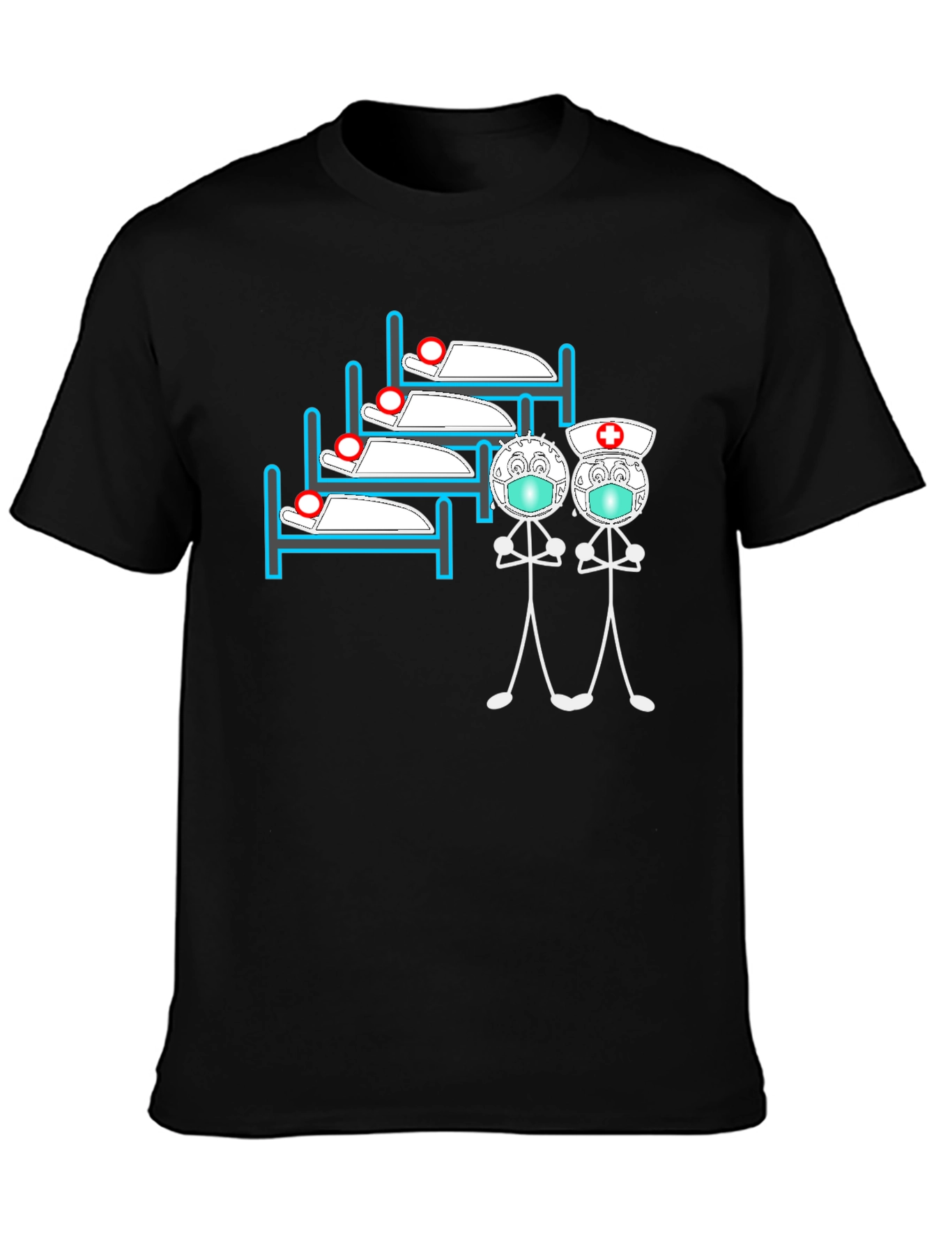 COVID Ward T-Shirt - Funny Graphic Tee