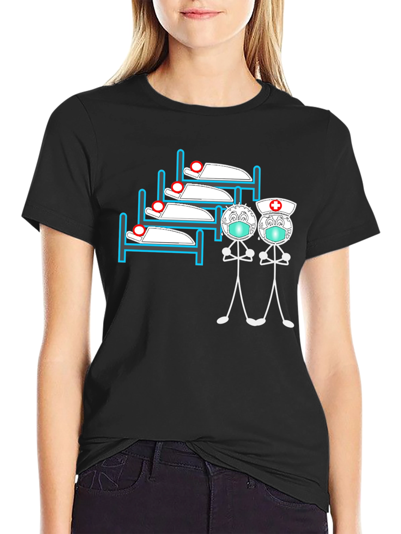 COVID Ward T-Shirt - Funny Graphic Tee