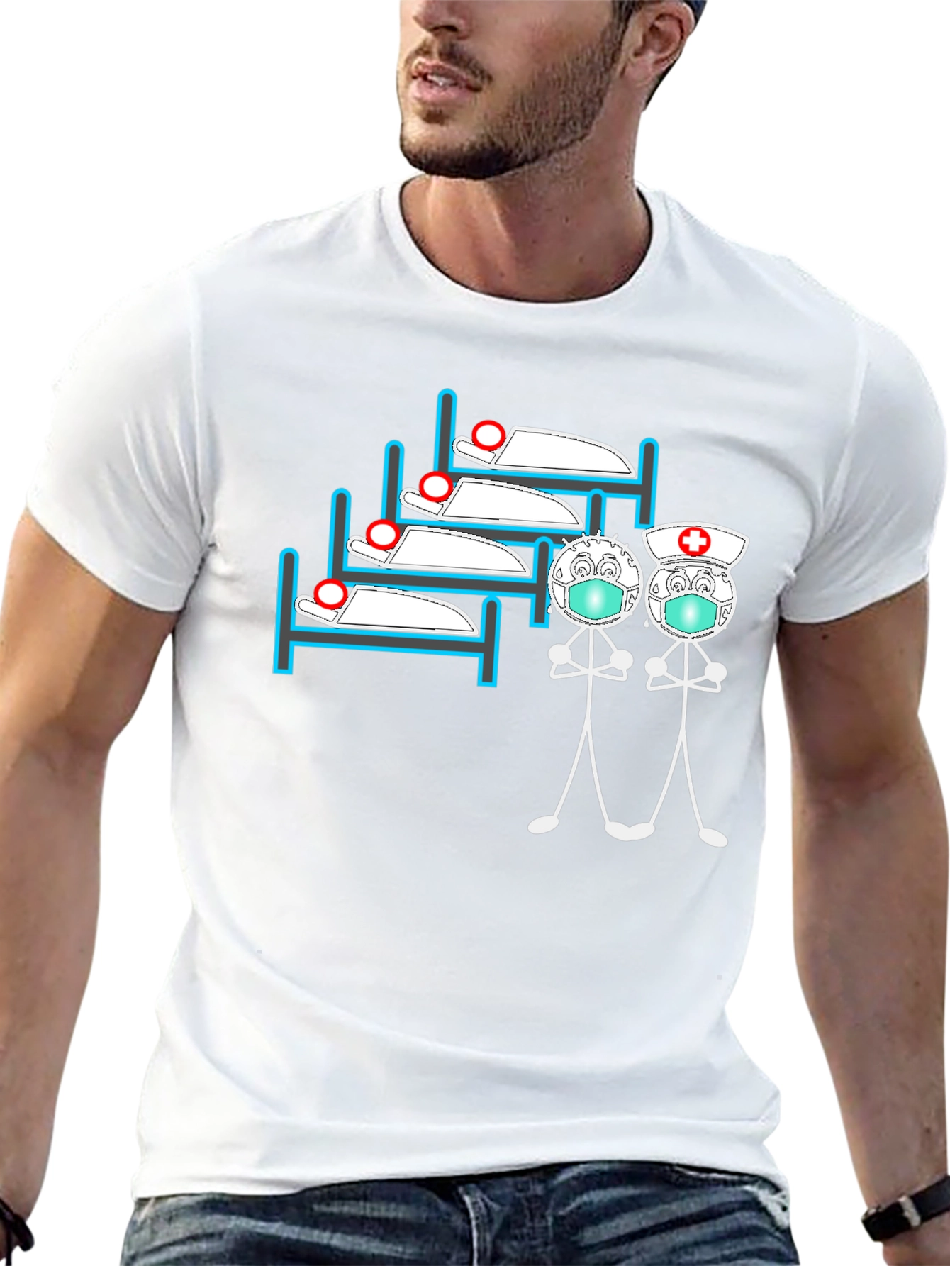 COVID Ward T-Shirt - Funny Graphic Tee