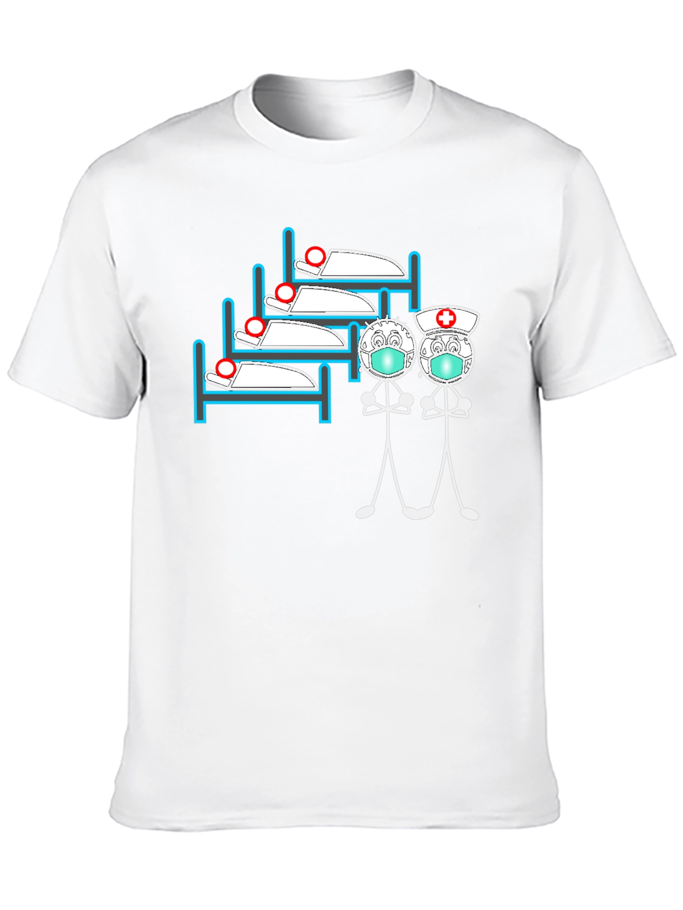 COVID Ward T-Shirt - Funny Graphic Tee