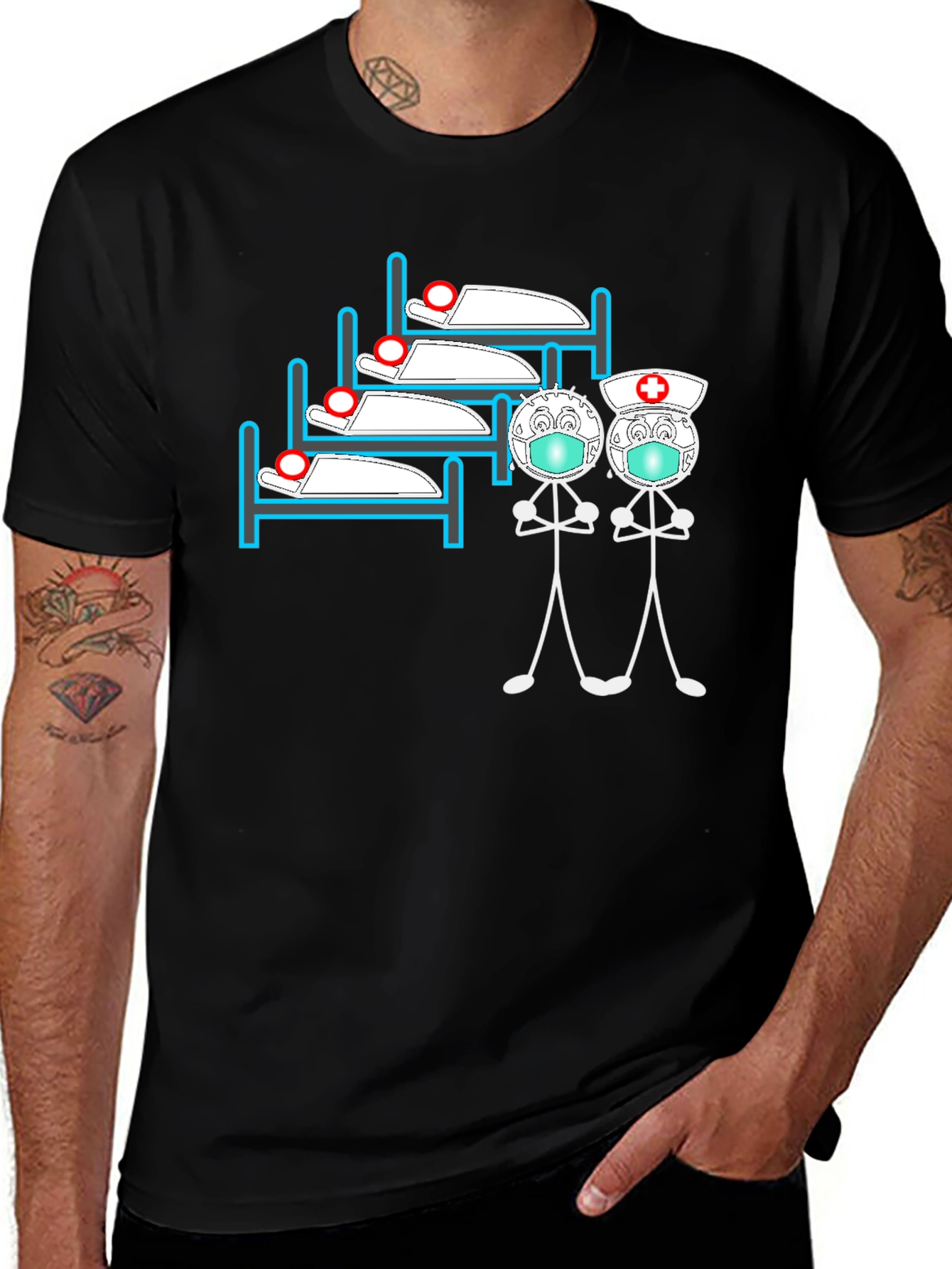 COVID Ward T-Shirt - Funny Graphic Tee