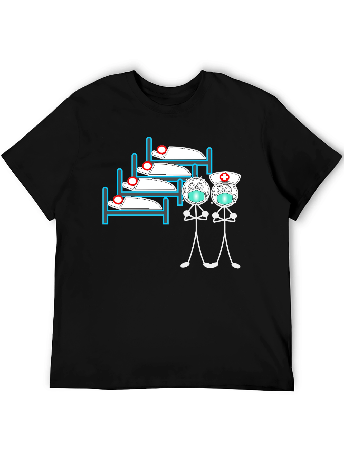 COVID Ward T-Shirt - Funny Graphic Tee