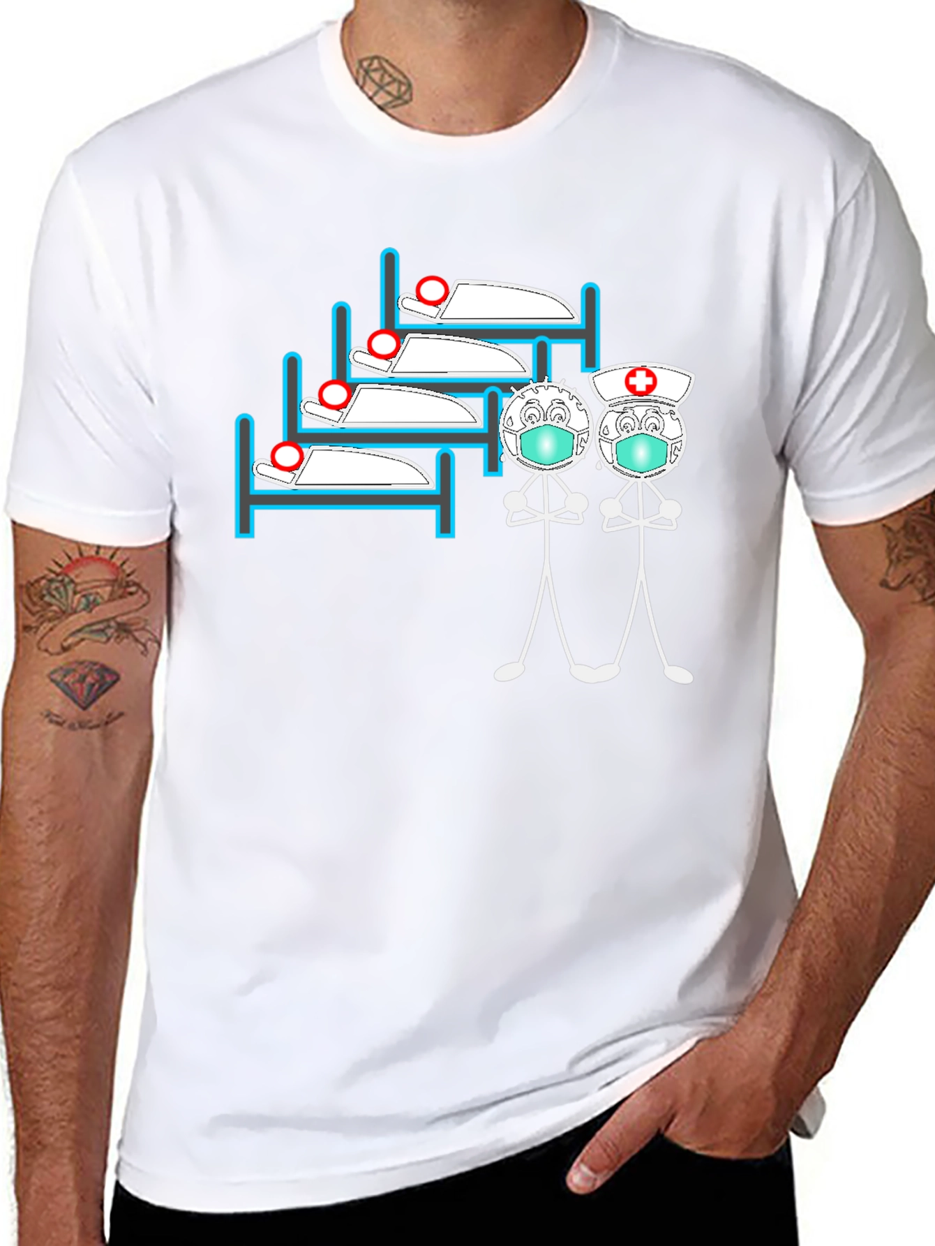 COVID Ward T-Shirt - Funny Graphic Tee