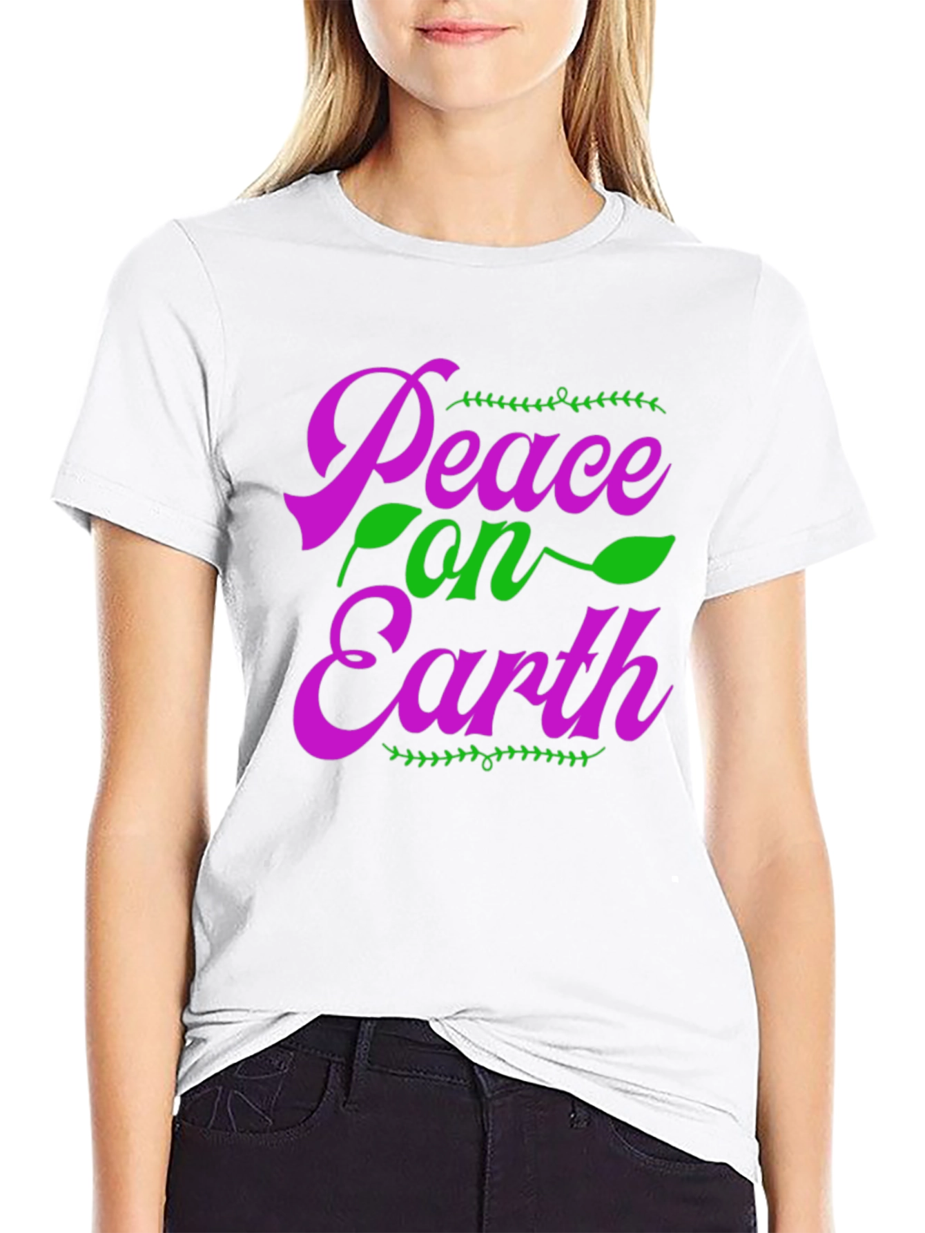 Peace On Earth T-Shirt - Holiday Apparel