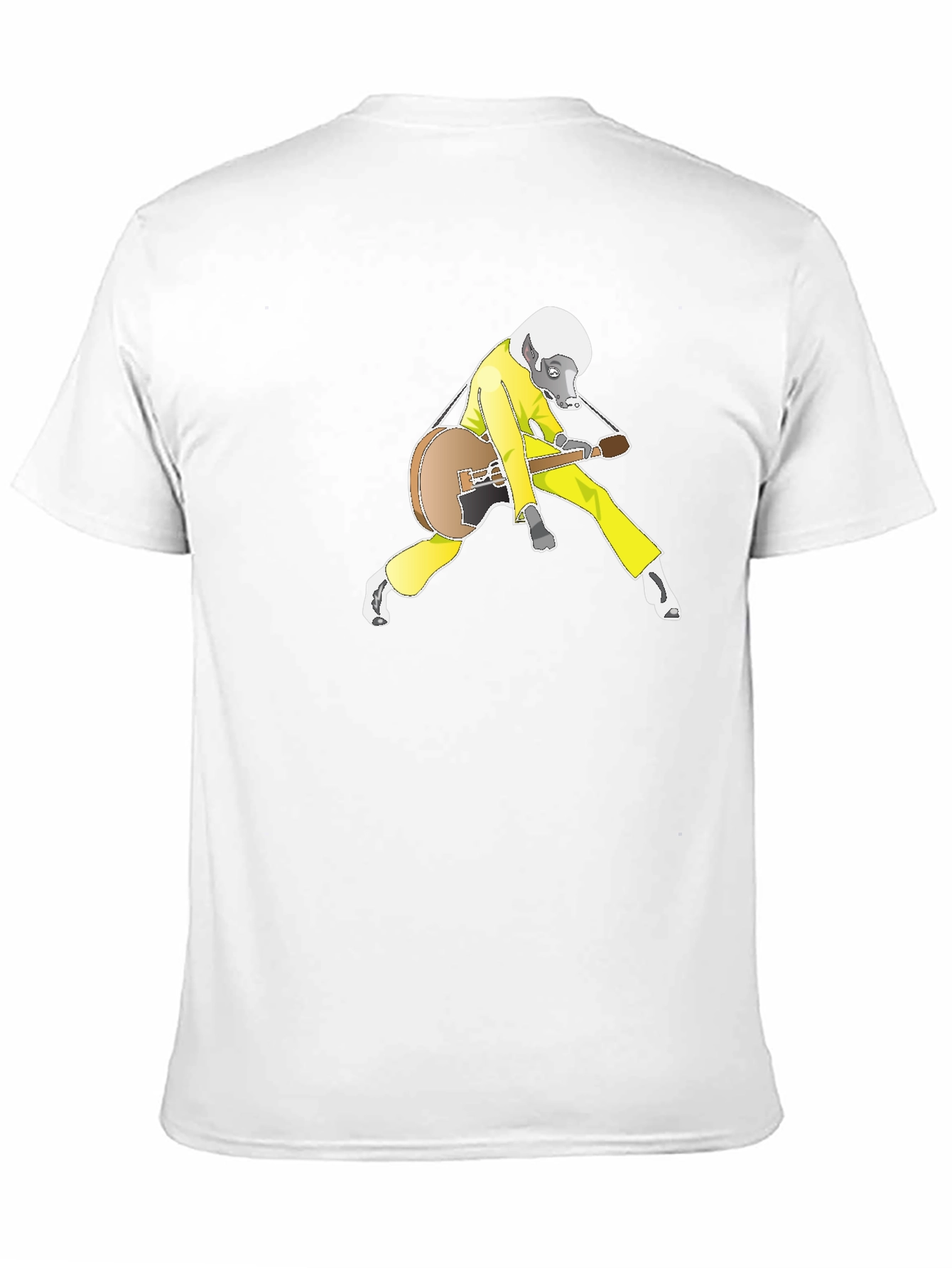 Cool Badger Guitarist Graphic Tee