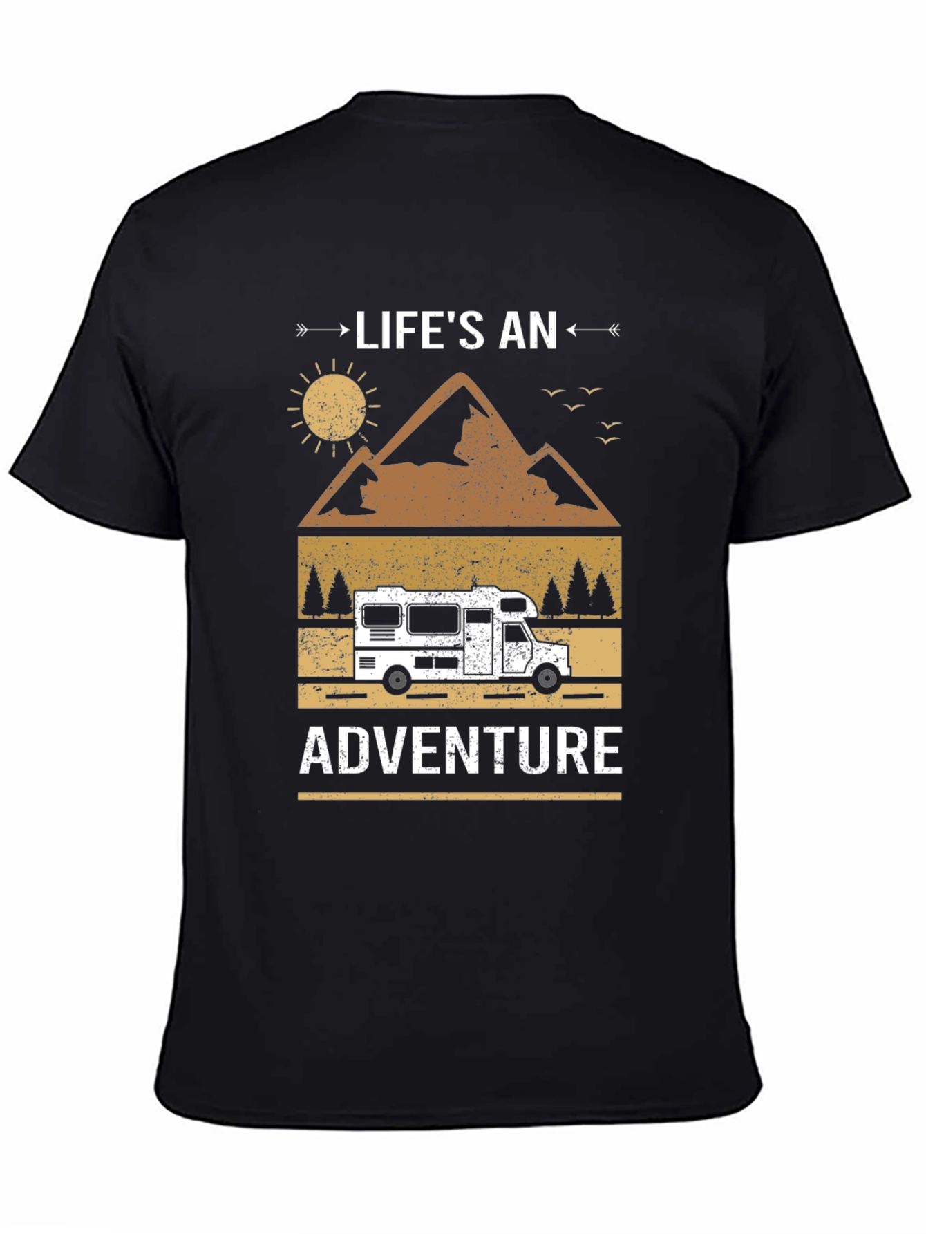Lifes An Adventure Camper Graphic Tee