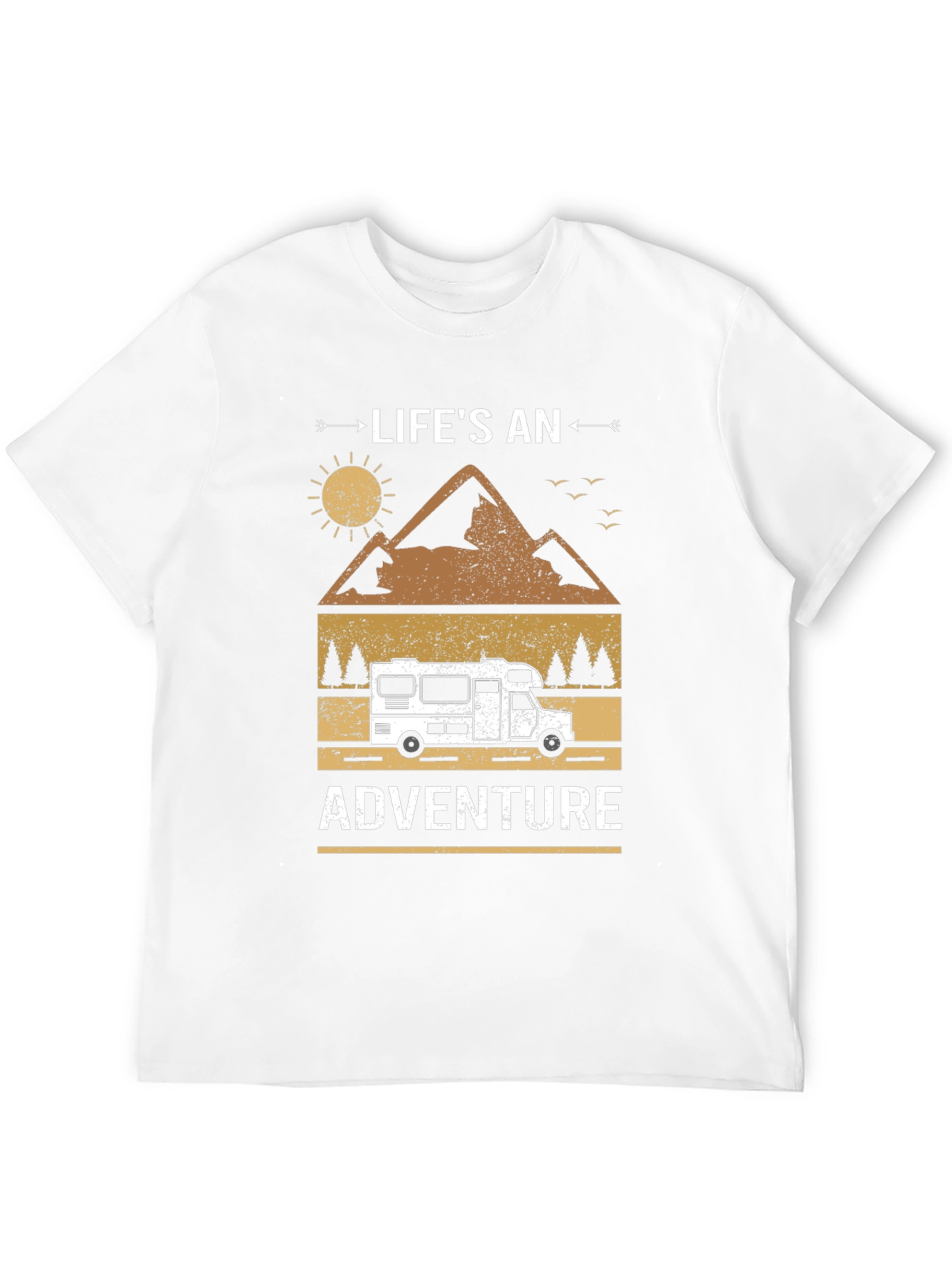 Lifes An Adventure Camper Graphic Tee