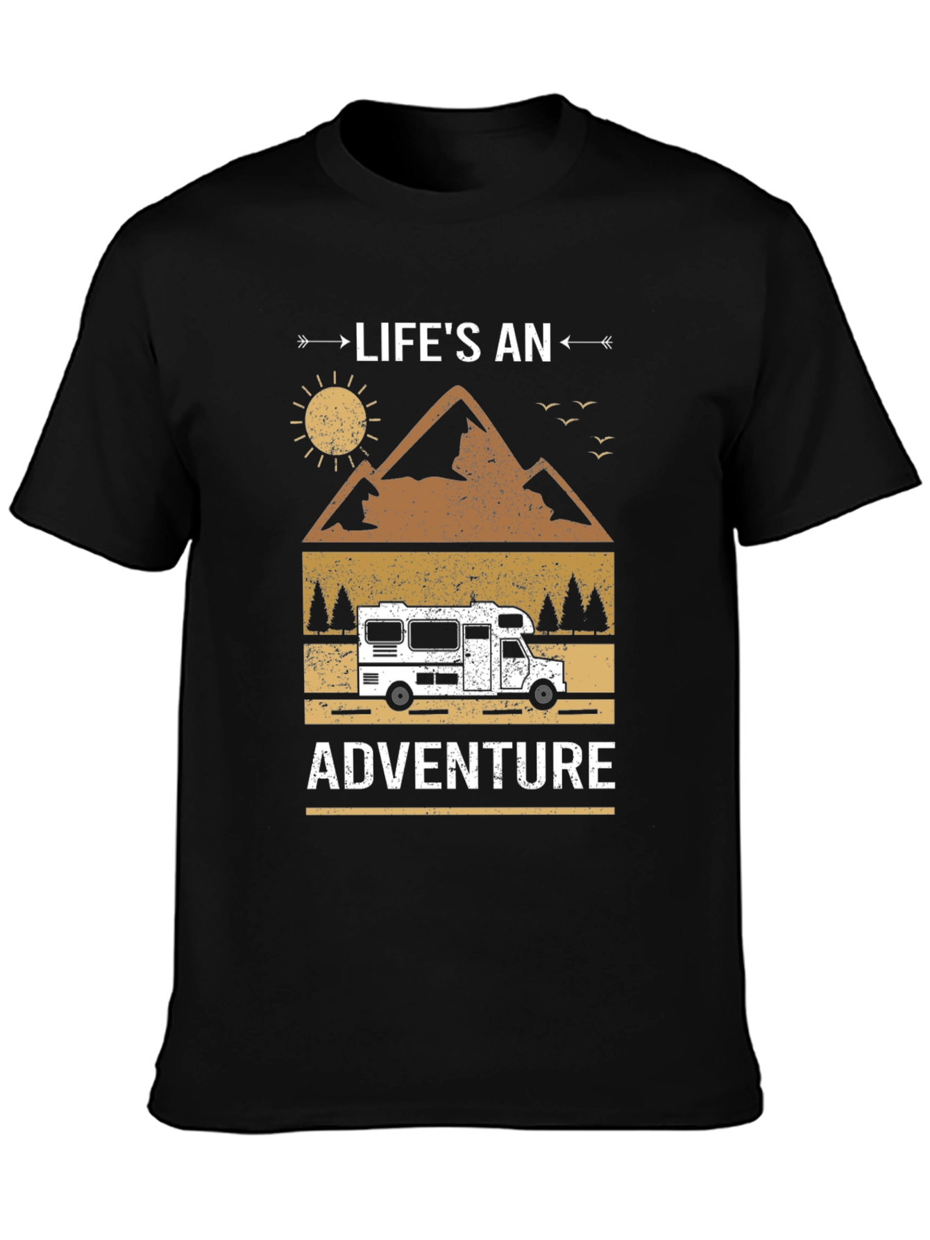 Lifes An Adventure Camper Graphic Tee