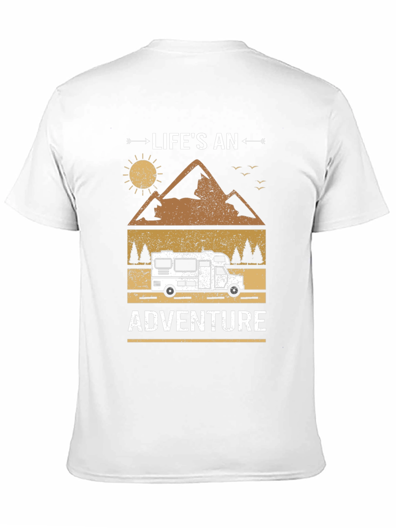 Lifes An Adventure Camper Graphic Tee