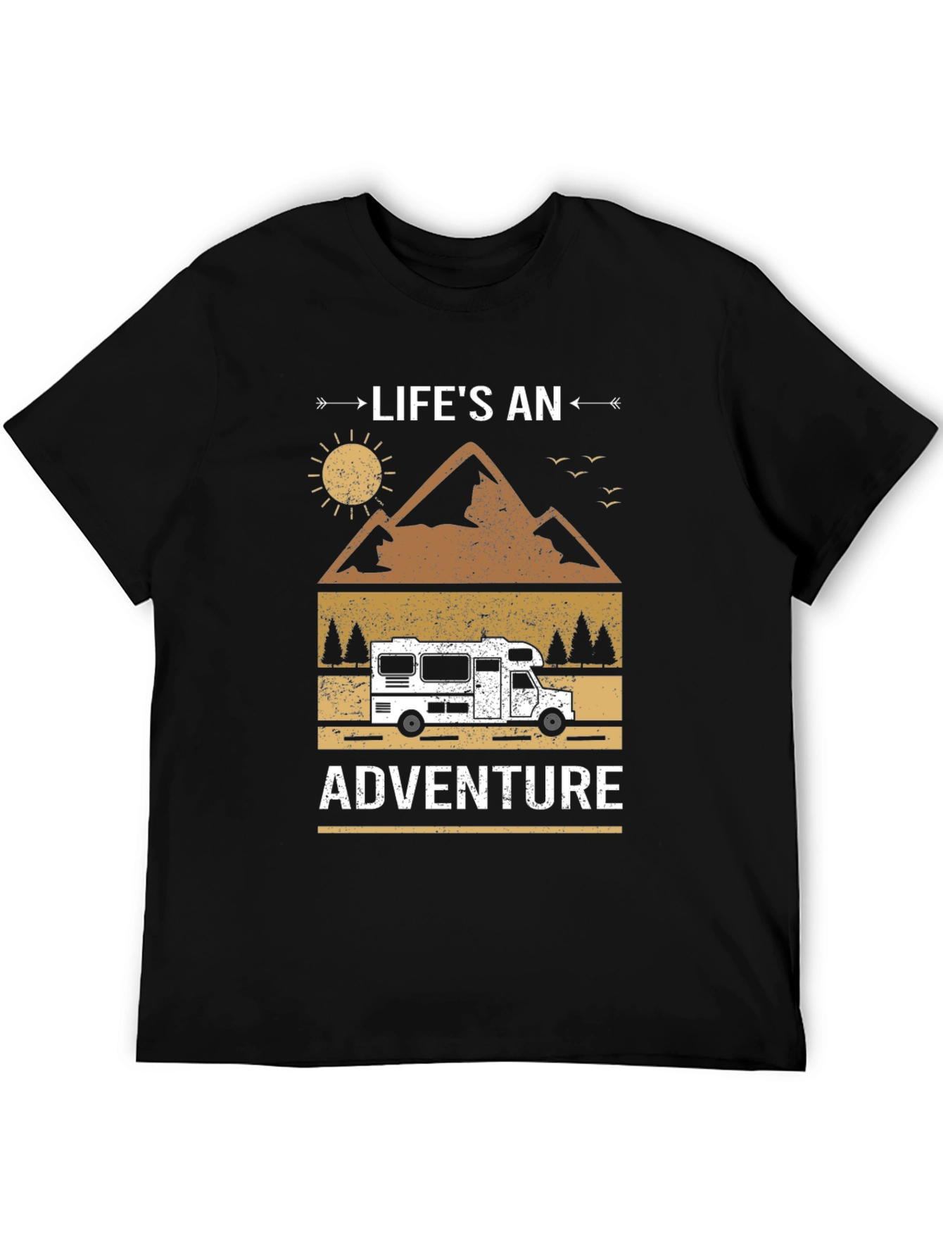 Lifes An Adventure Camper Graphic Tee