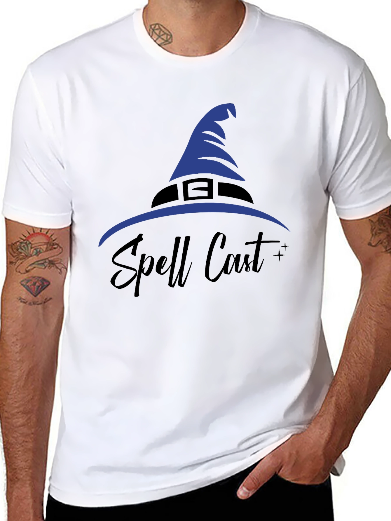 Spell Cast T-Shirt - Black Cotton Halloween Shirt