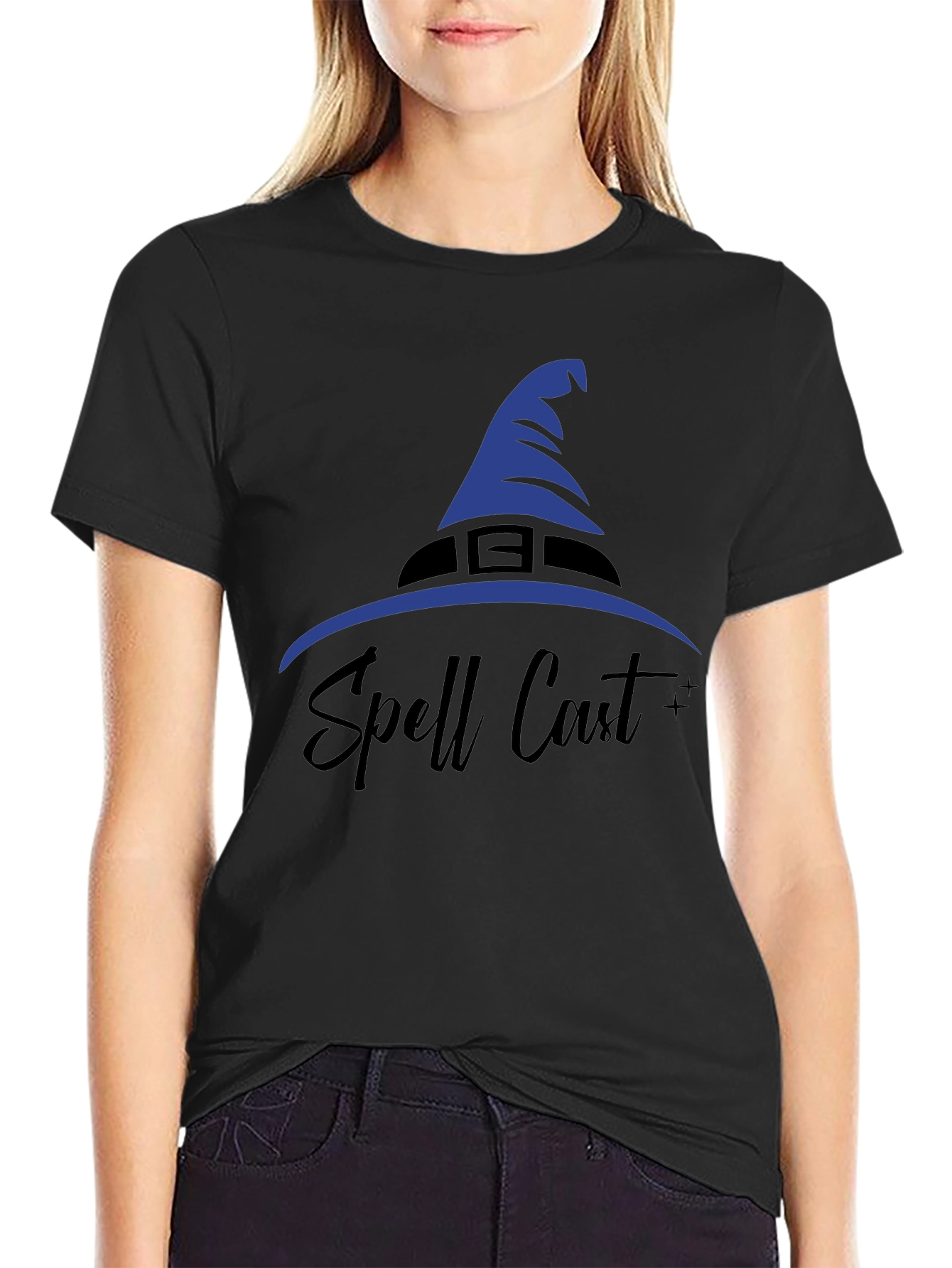 Spell Cast T-Shirt - Black Cotton Halloween Shirt