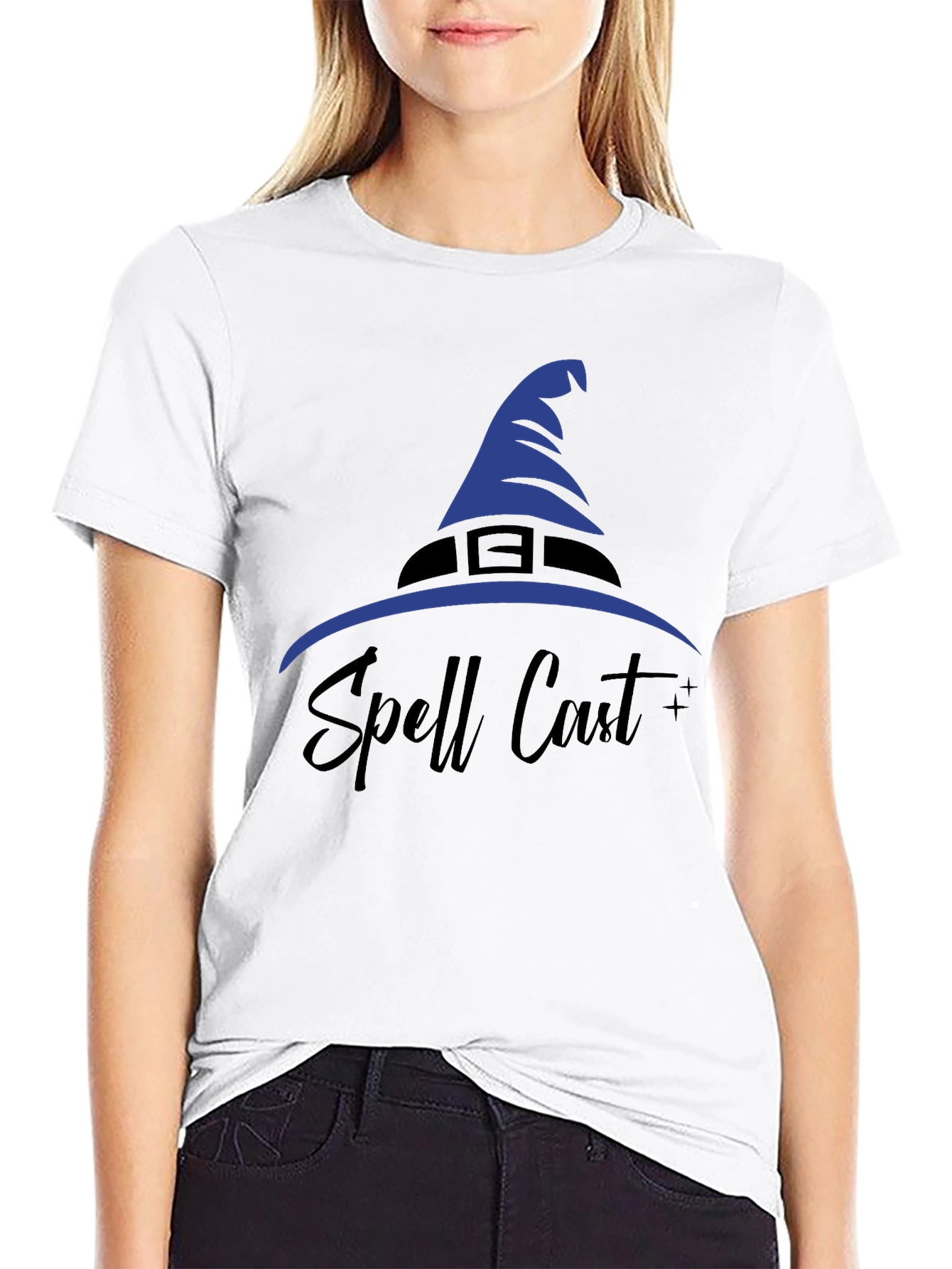 Spell Cast T-Shirt - Black Cotton Halloween Shirt