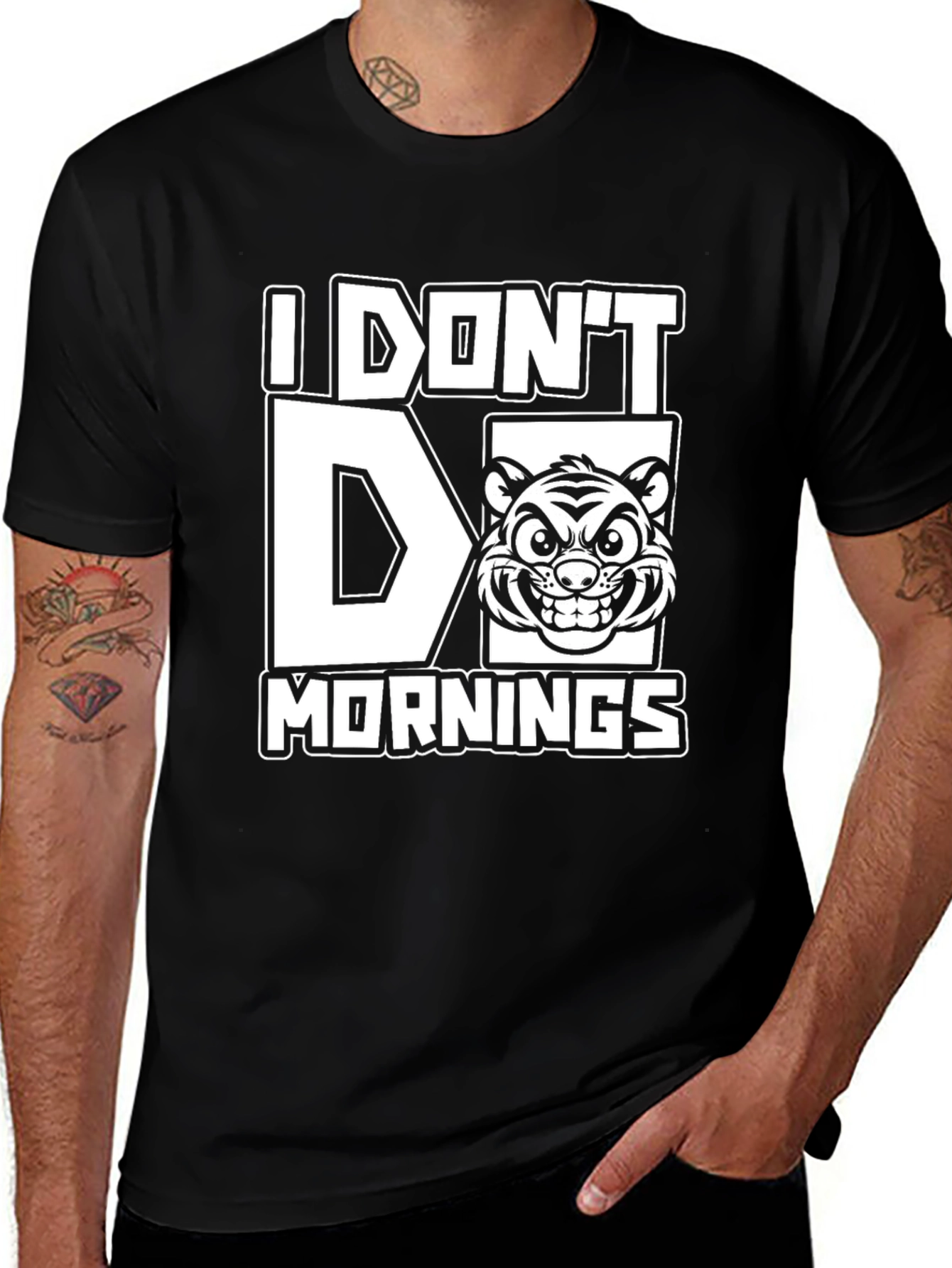 I Dont Do Mornings Graphic T-Shirt