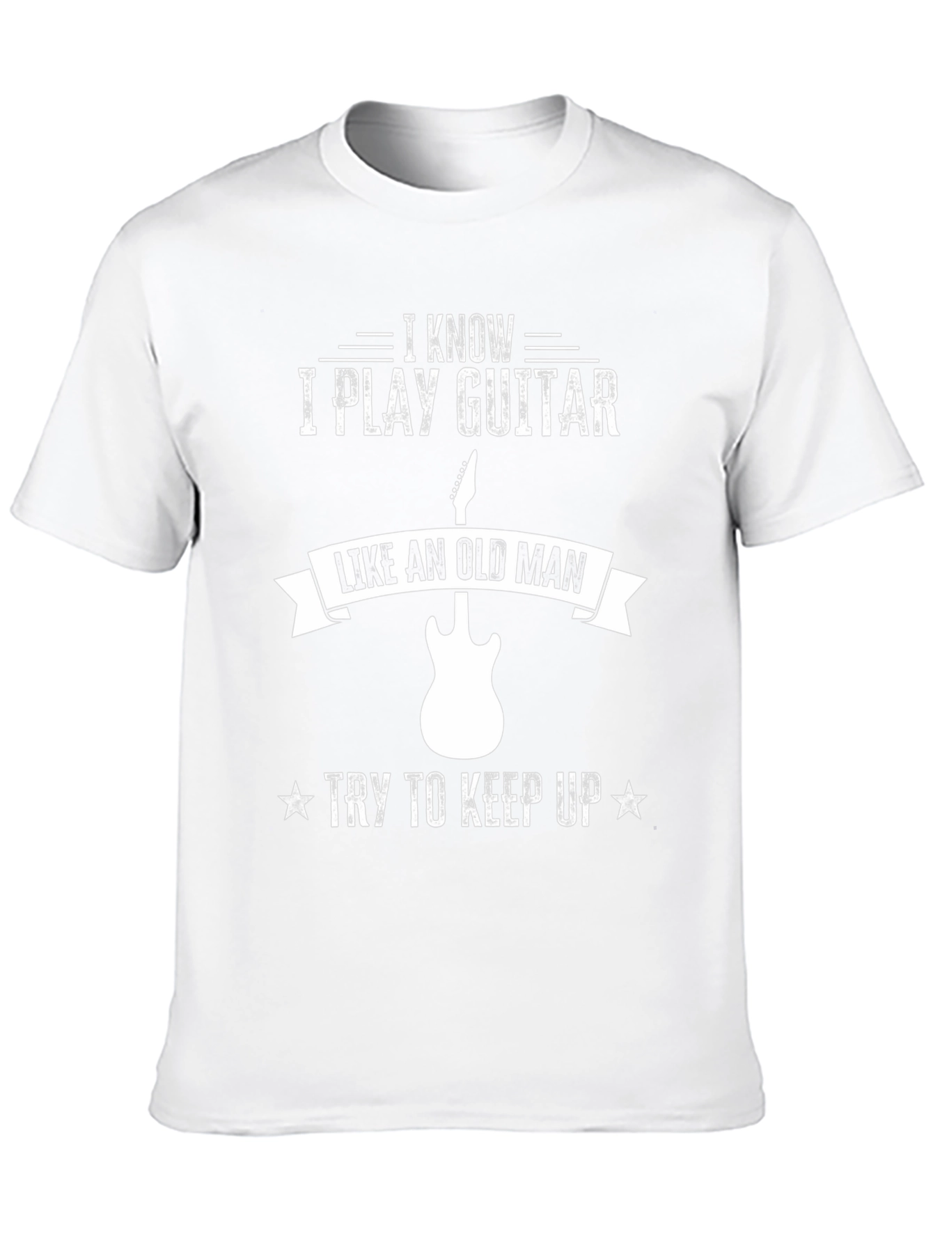 I Play Guitar Like an Old Man Graphic Tee