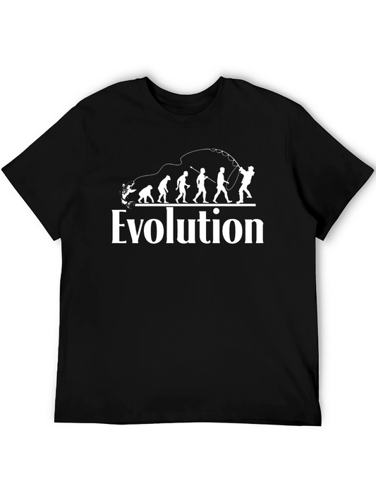 Evolution Fishing T-Shirt - Funny Angler Gift