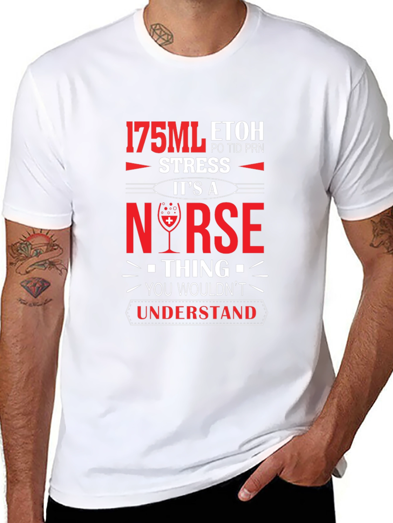 Nurse 175ML ETOH Novelty Graphic T-Shirt