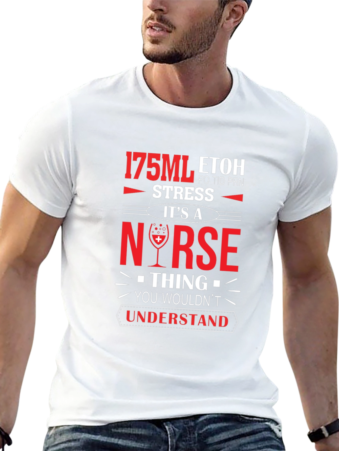 Nurse 175ML ETOH Novelty Graphic T-Shirt