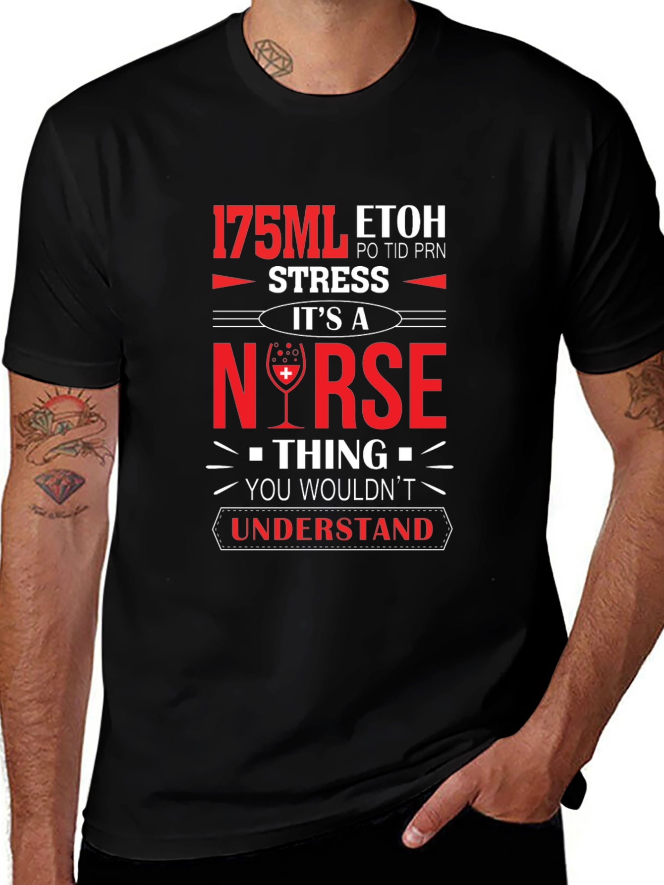 Nurse 175ML ETOH Novelty Graphic T-Shirt