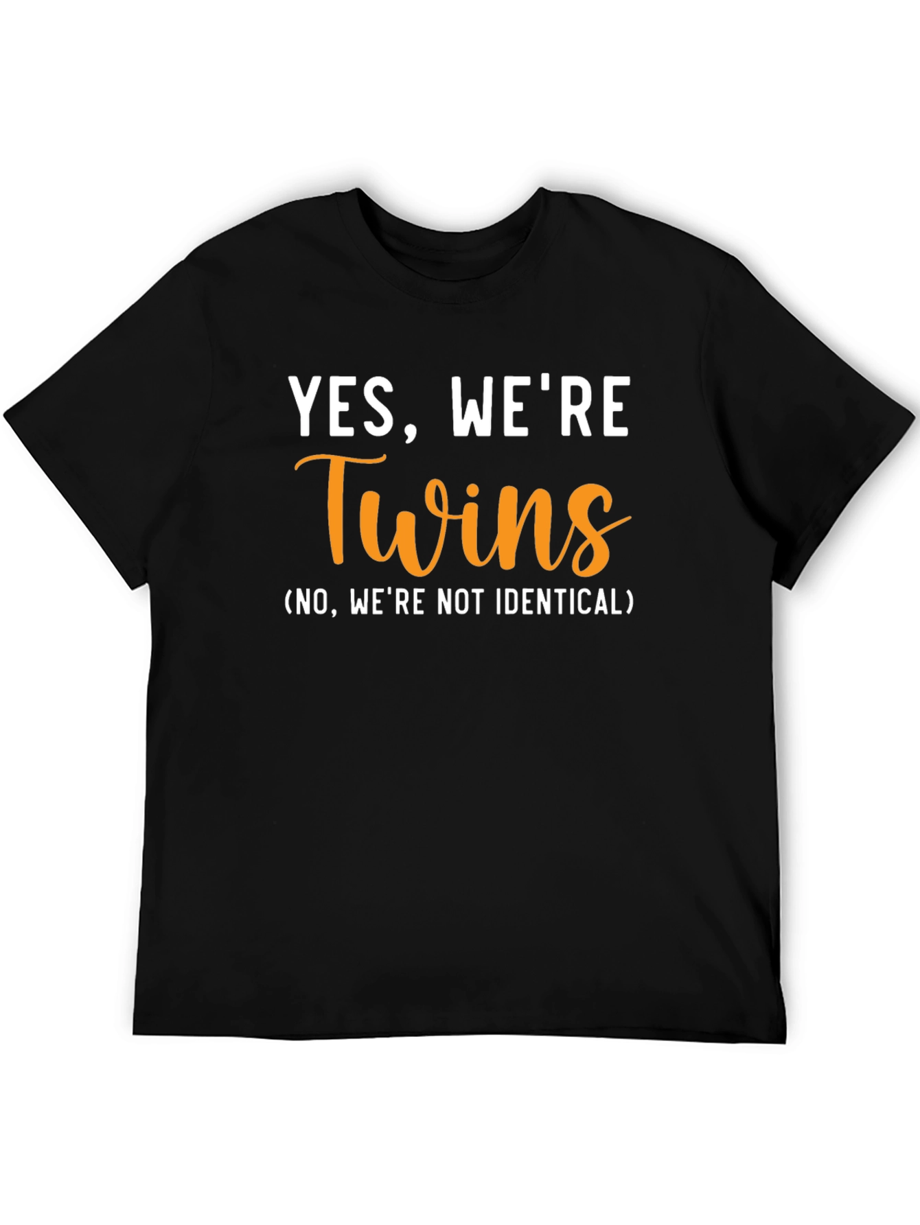 Funny Twins T-Shirt - Yes Were Twins Graphic Tee
