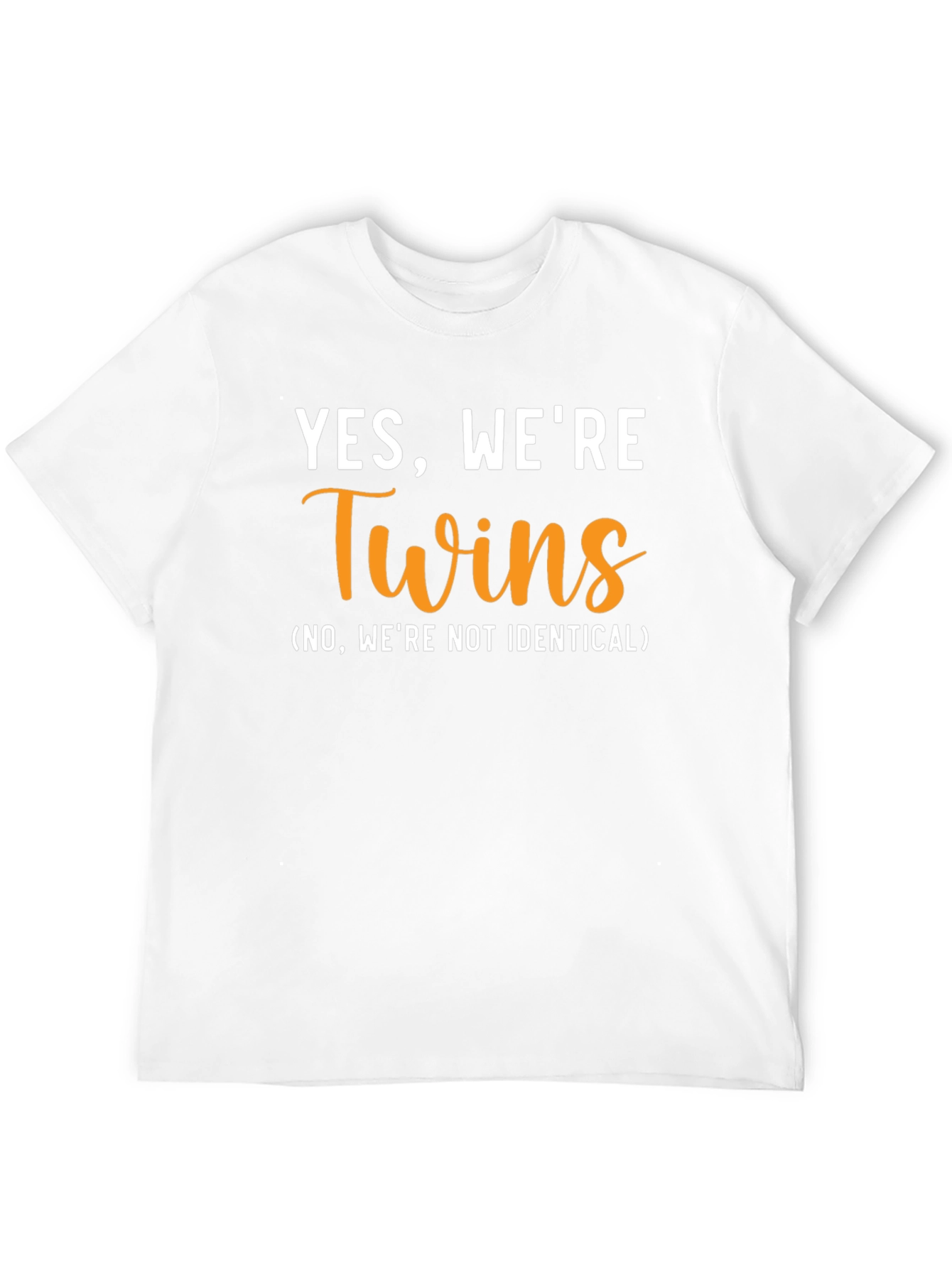 Funny Twins T-Shirt - Yes Were Twins Graphic Tee