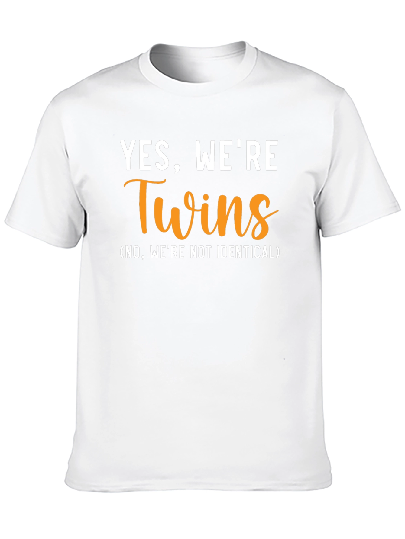 Funny Twins T-Shirt - Yes Were Twins Graphic Tee