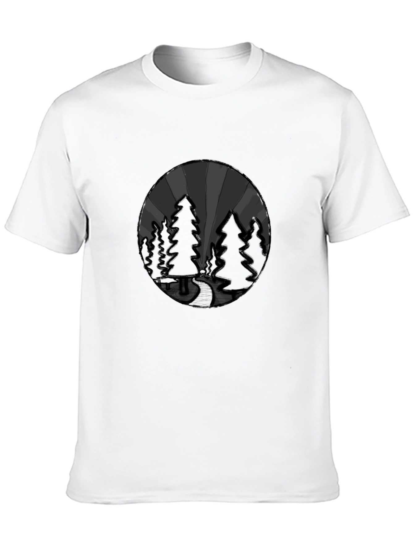 Nature Vista Graphic Tee - Soft Cotton Blend