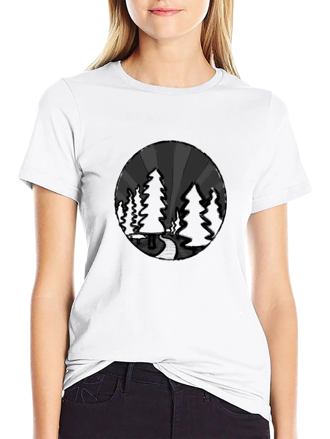 Nature Vista Graphic Tee - Soft Cotton Blend