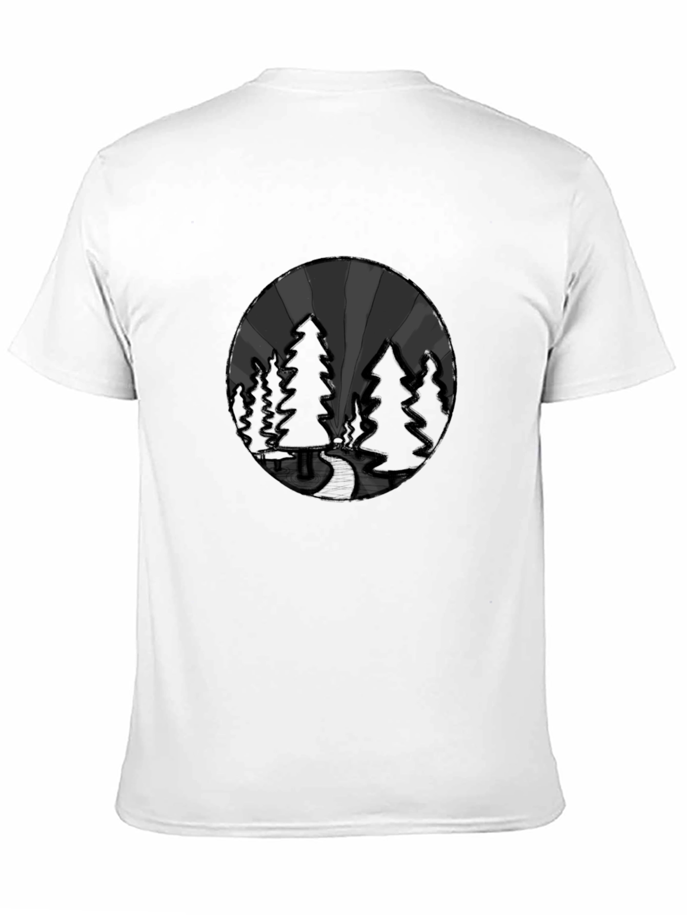 Nature Vista Graphic Tee - Soft Cotton Blend