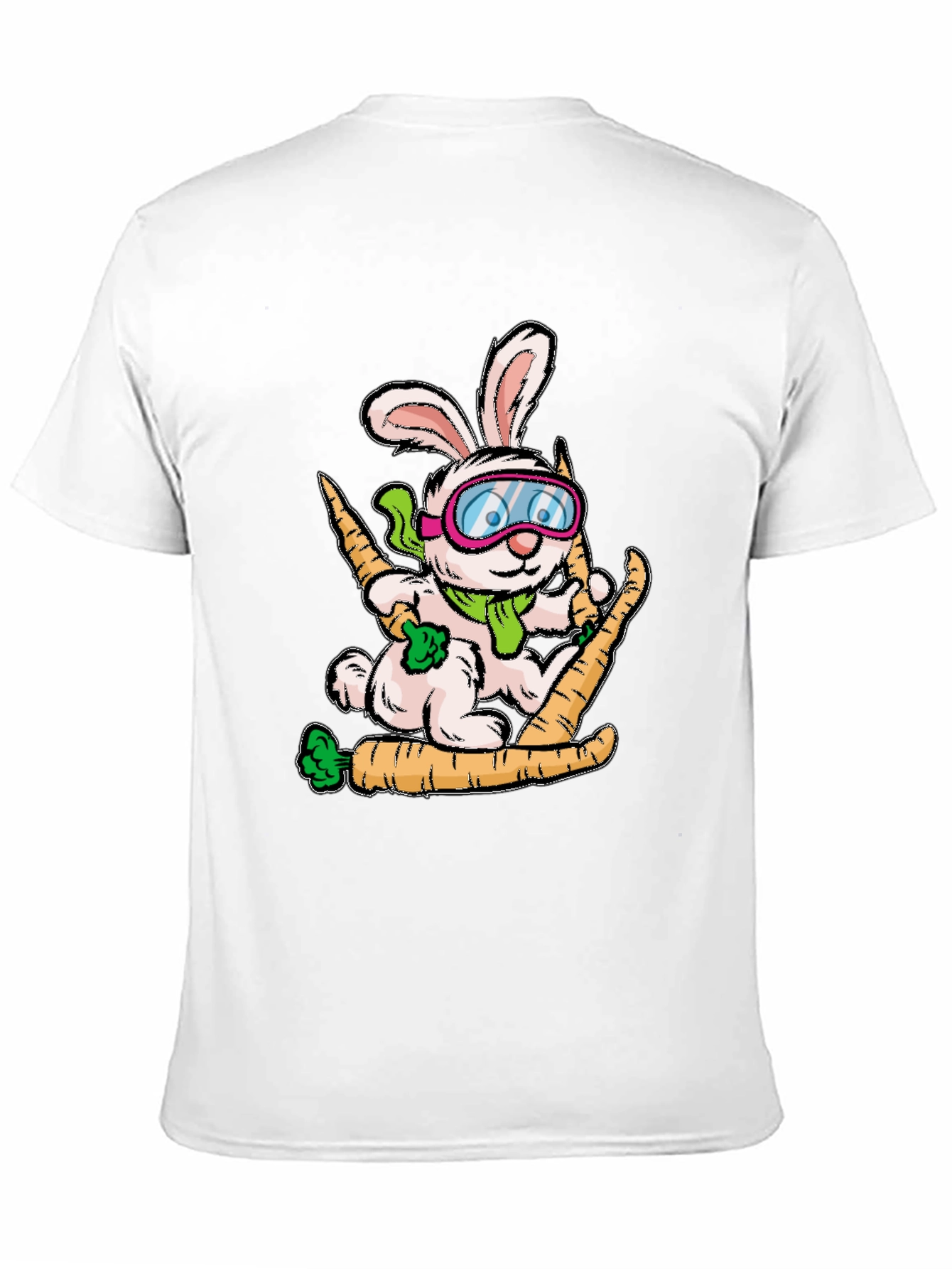 Skiing Bunny Graphic Tee