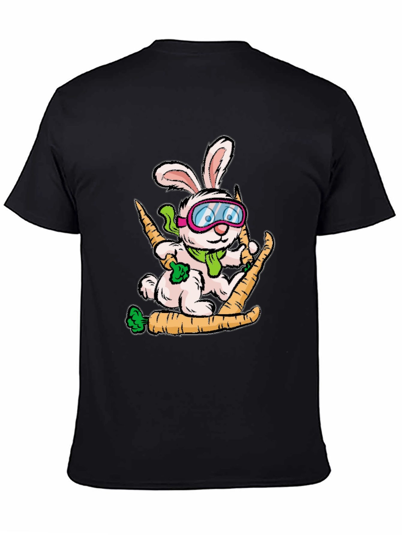 Skiing Bunny Graphic Tee