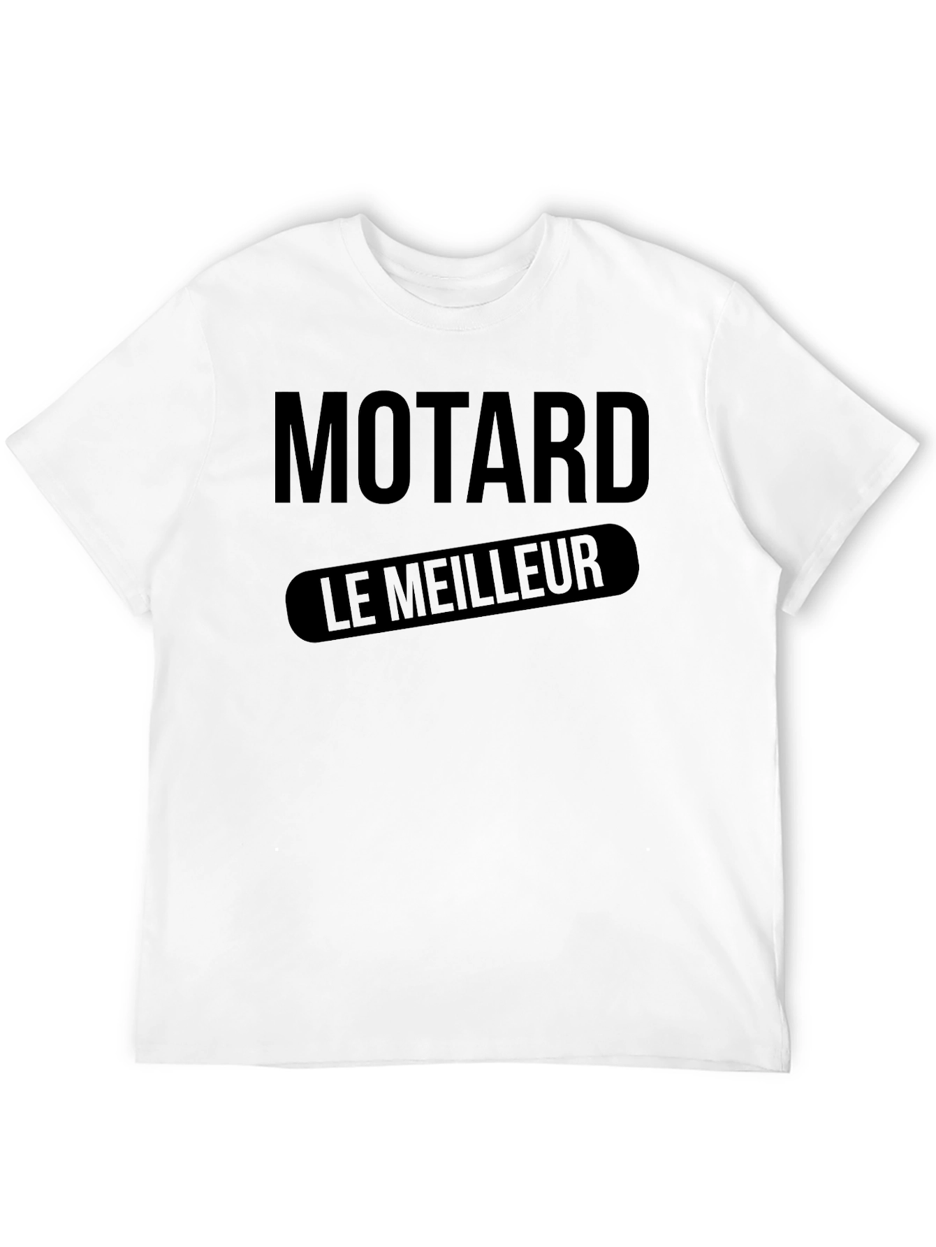 Motard Le Meilleur Black Graphic Tee