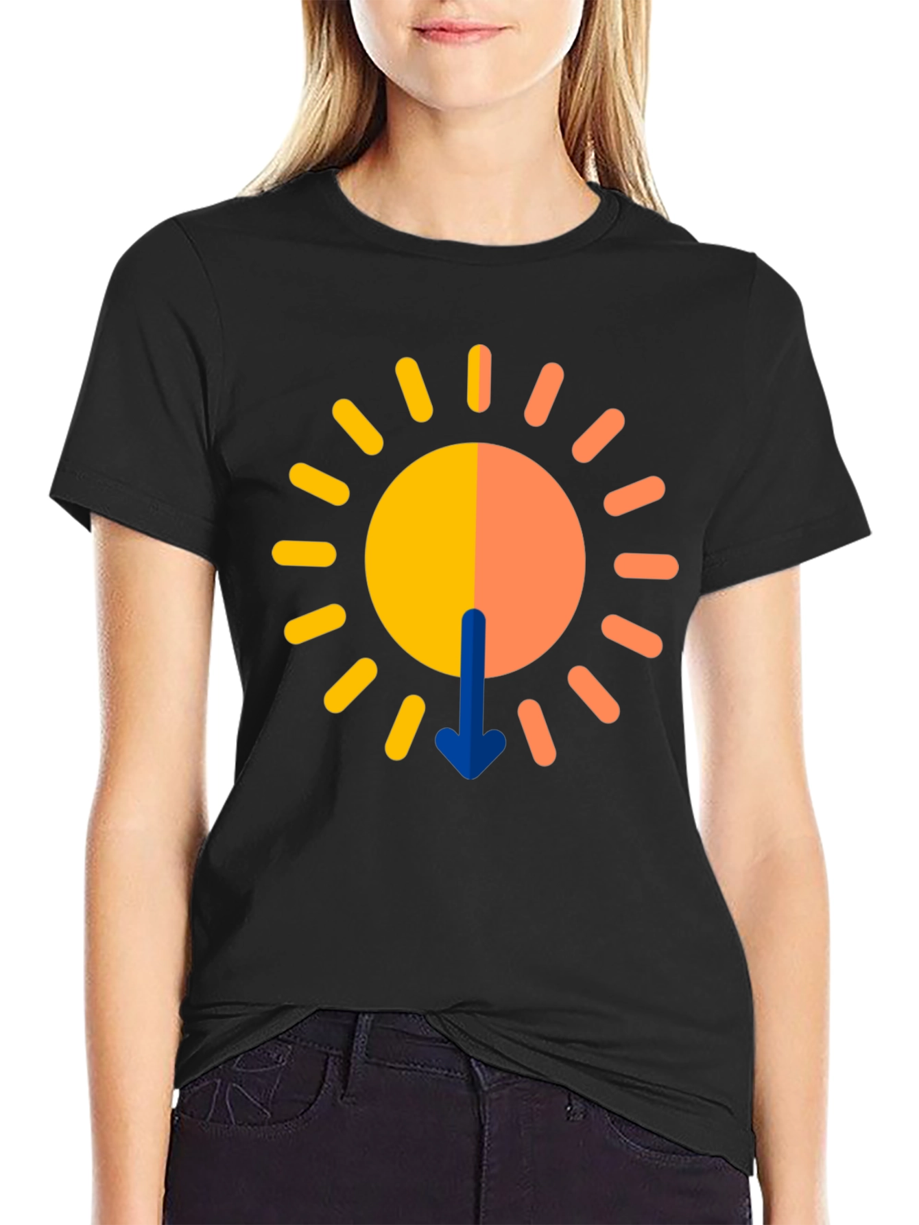 Graphic Sun T-Shirt - Modern Design