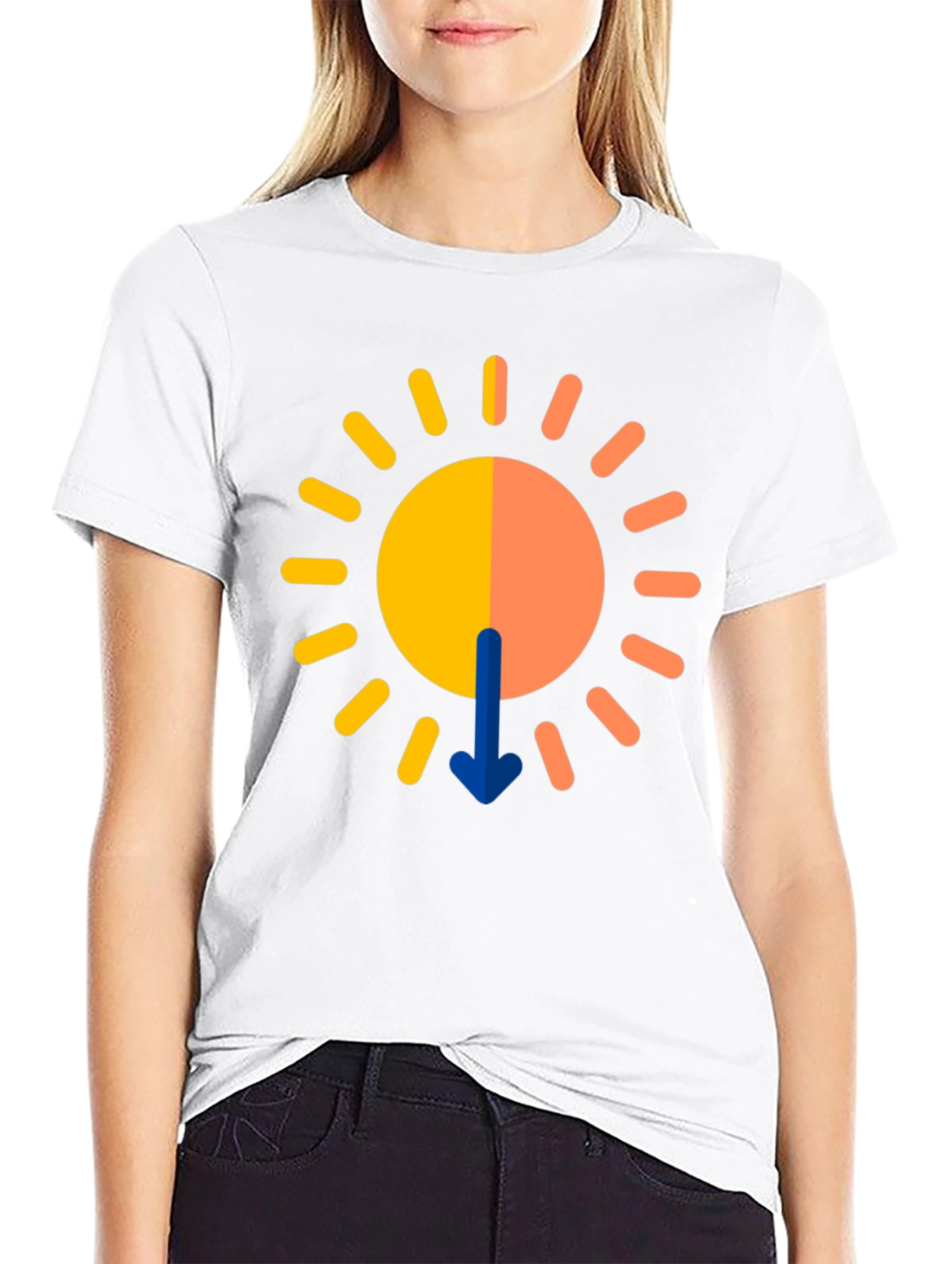 Graphic Sun T-Shirt - Modern Design