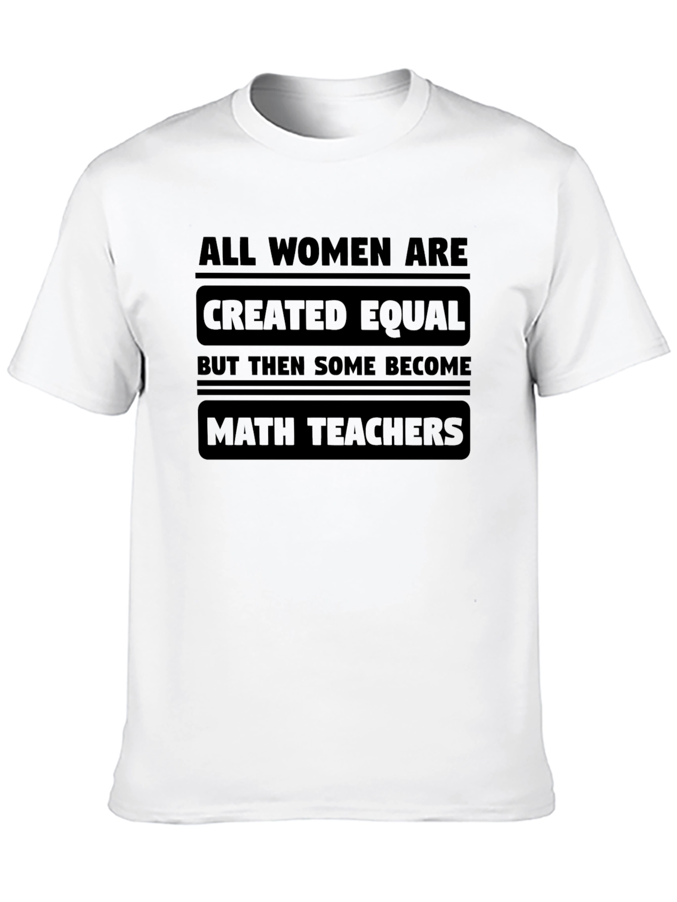 Math Teacher Womens Graphic Tee - Soft Cotton