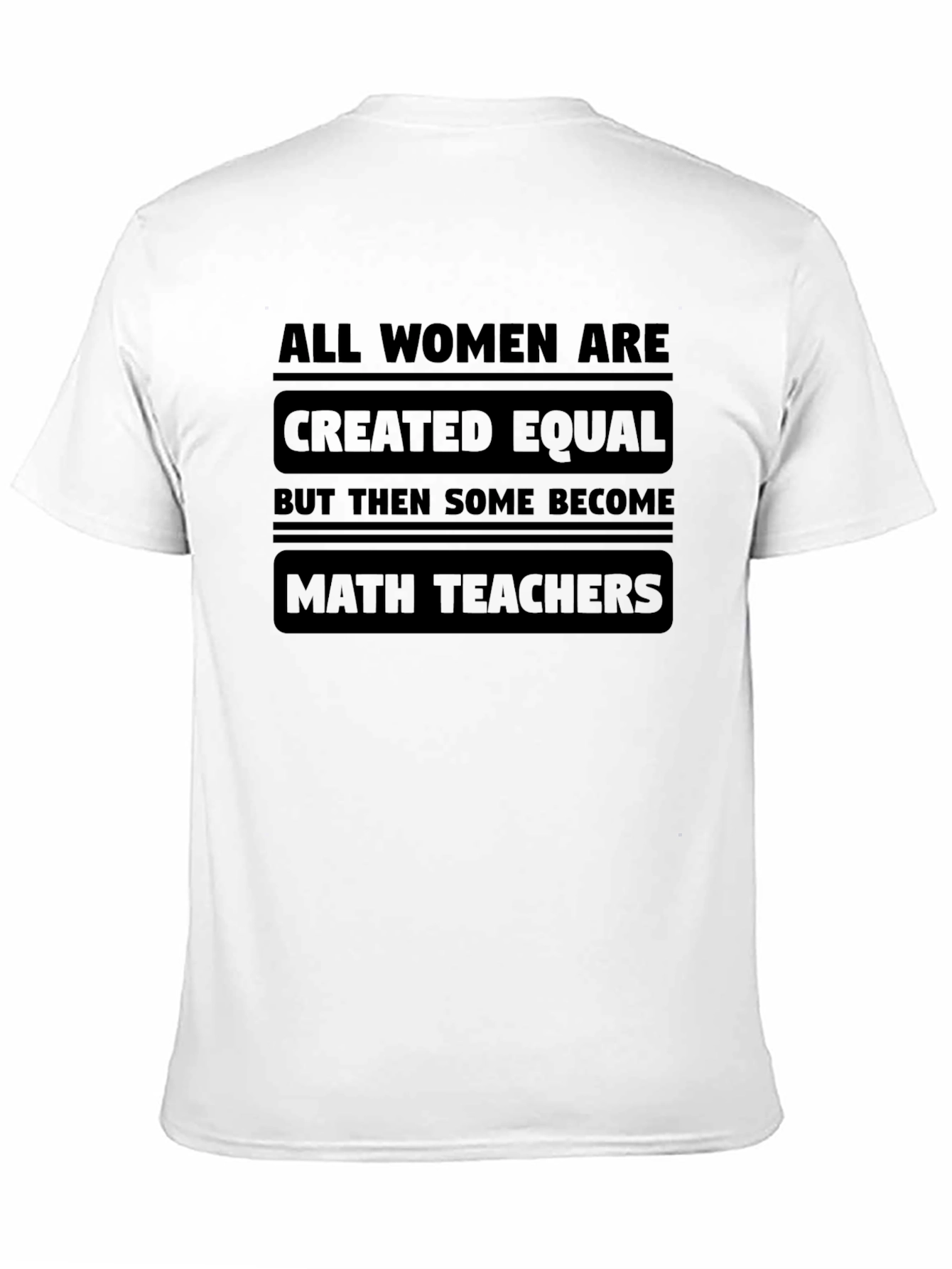 Math Teacher Womens Graphic Tee - Soft Cotton
