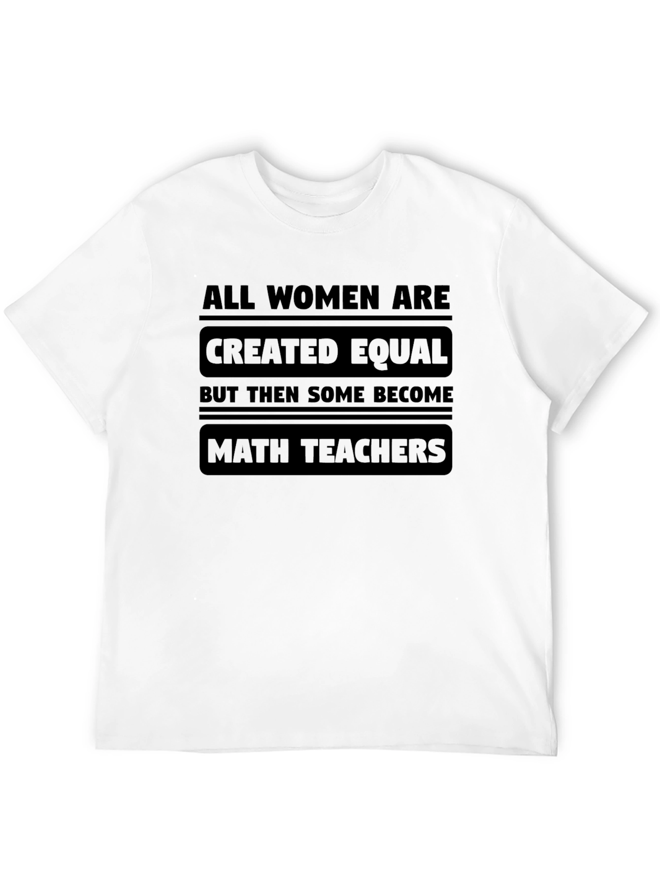 Math Teacher Womens Graphic Tee - Soft Cotton
