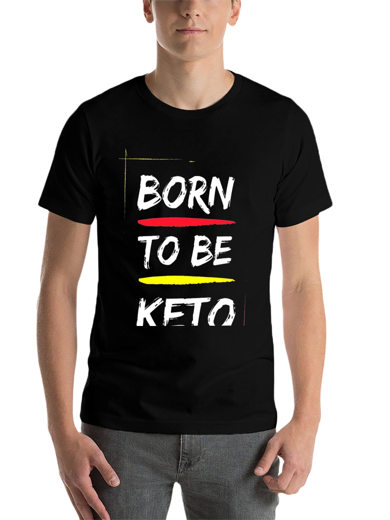 Born To Be Keto Black T-Shirt