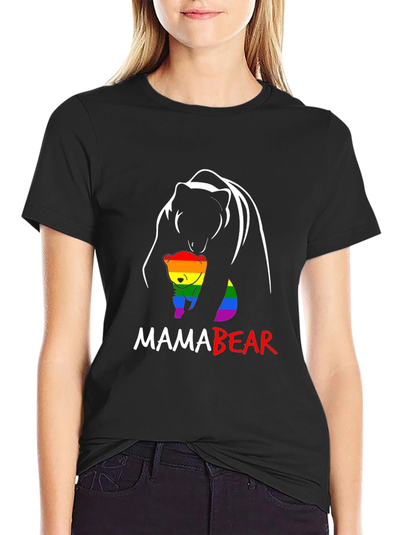 Mama Bear LGBT Pride T-Shirt