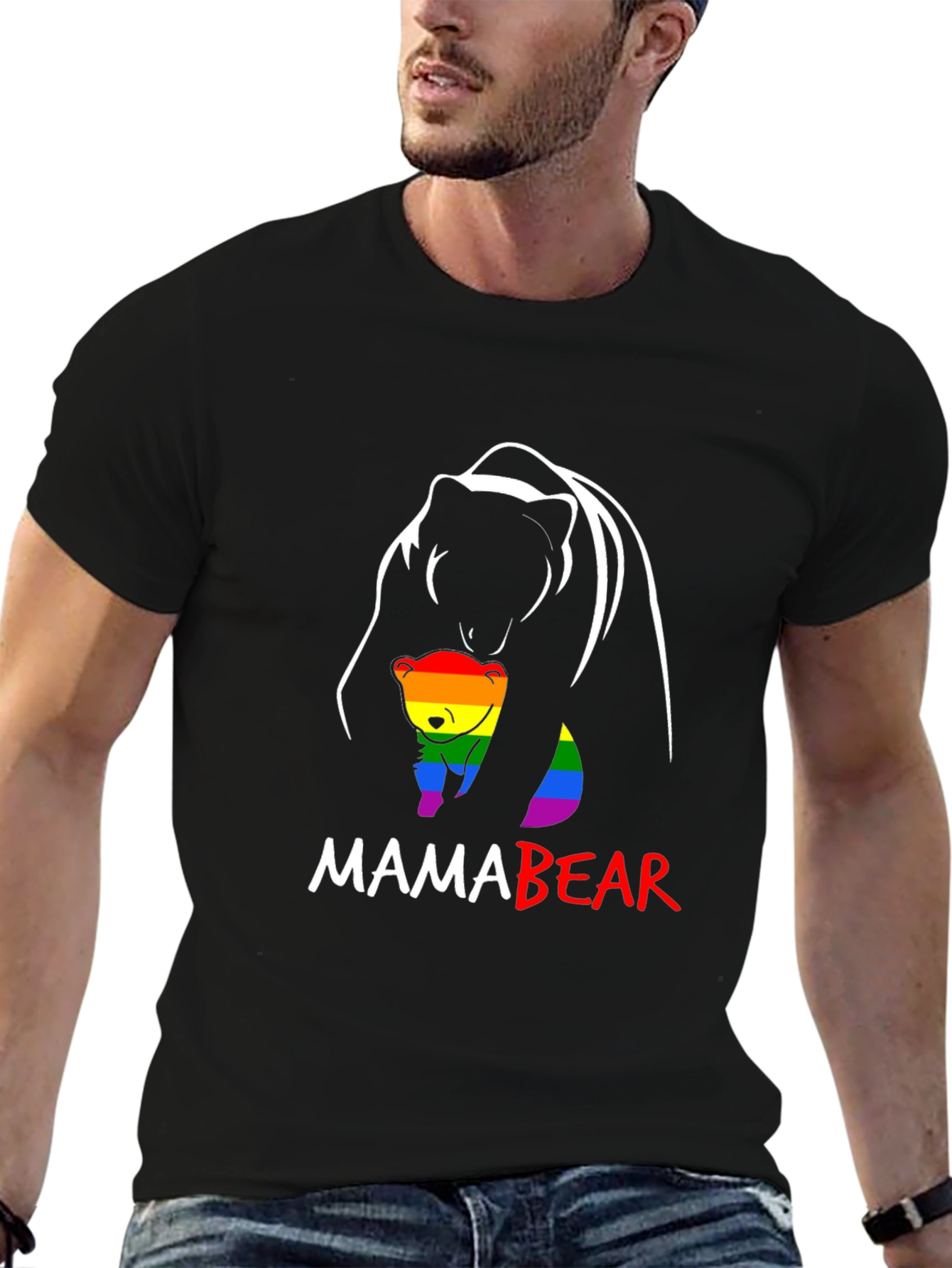 Mama Bear LGBT Pride T-Shirt