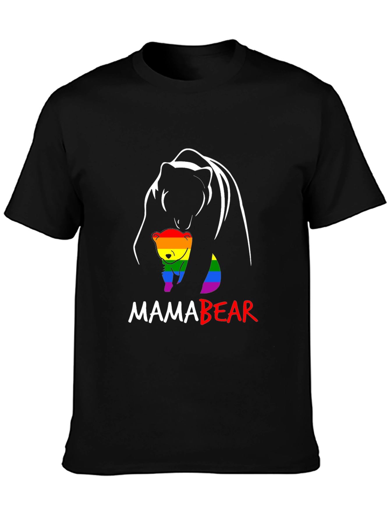 Mama Bear LGBT Pride T-Shirt