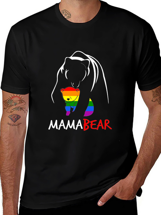 Mama Bear LGBT Pride T-Shirt