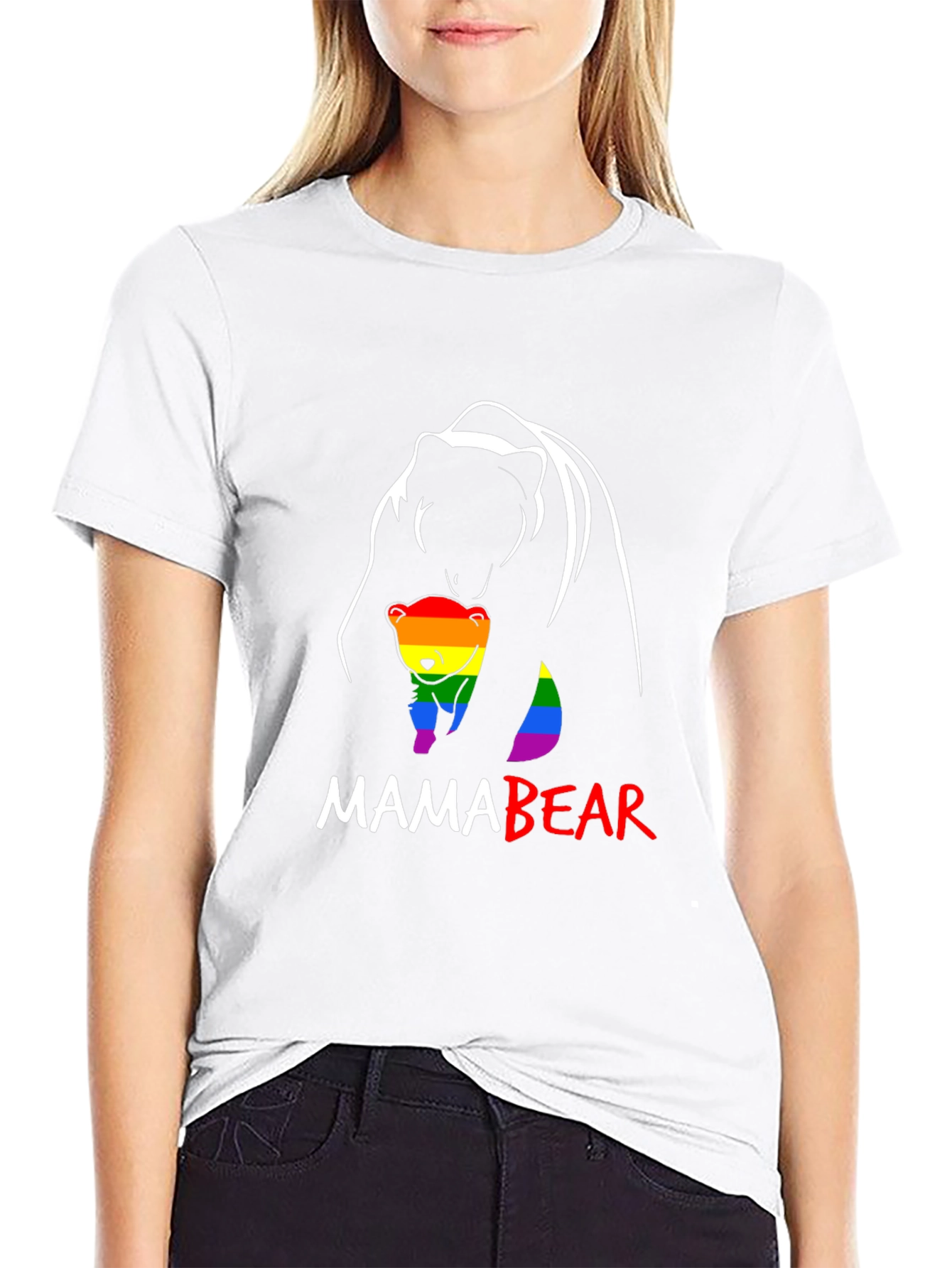 Mama Bear LGBT Pride T-Shirt