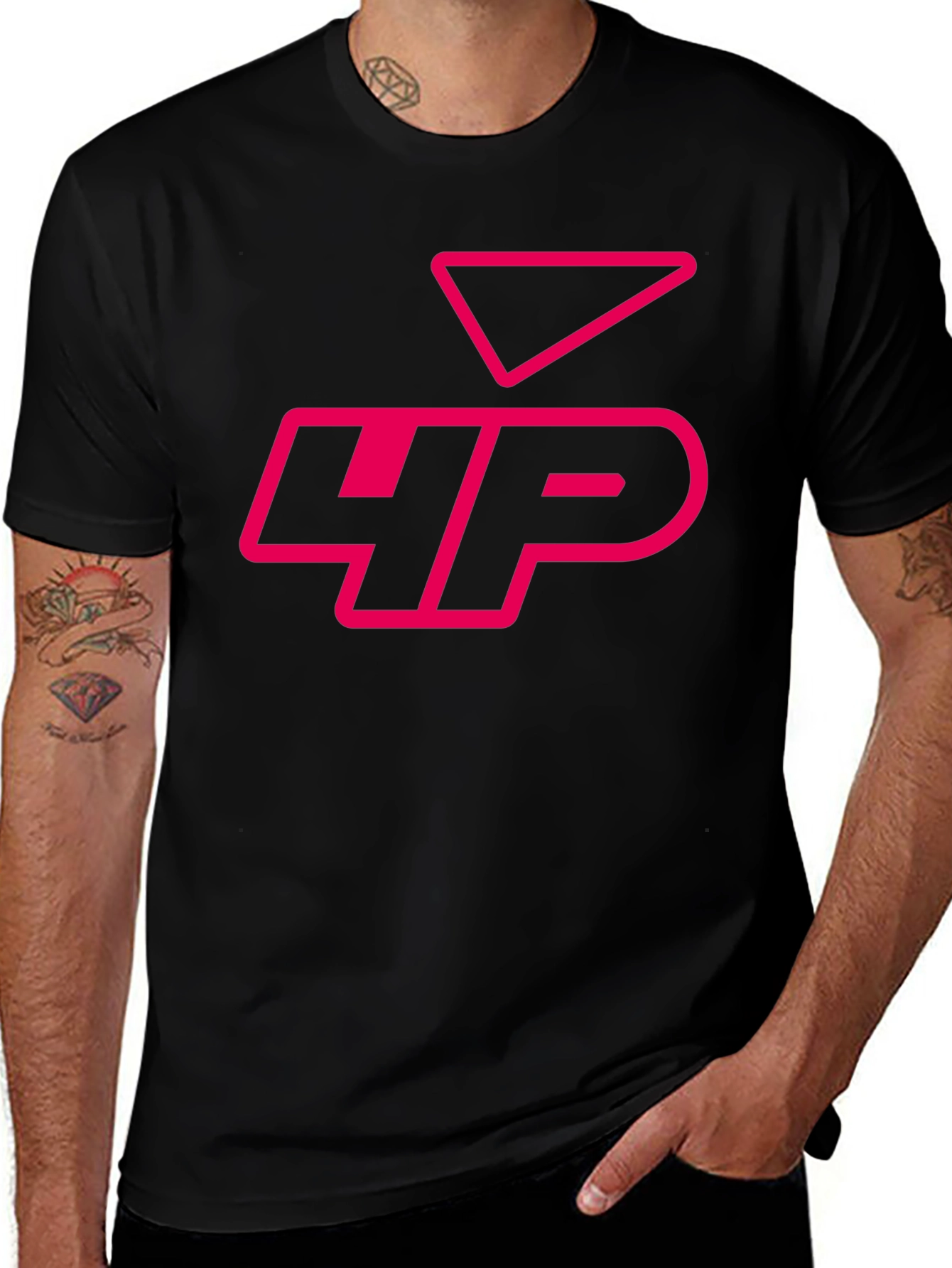 HP Logo Graphic T-Shirt - Black