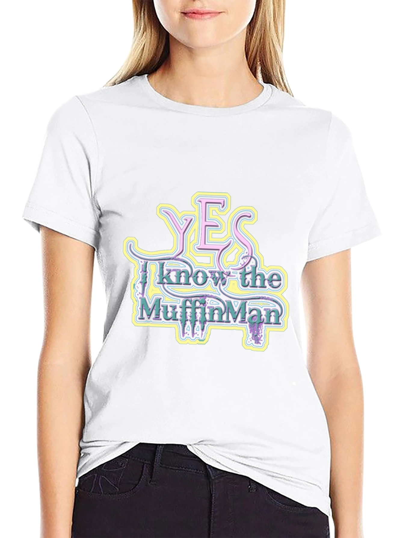 Yes I Know The Muffin Man Graphic Tee